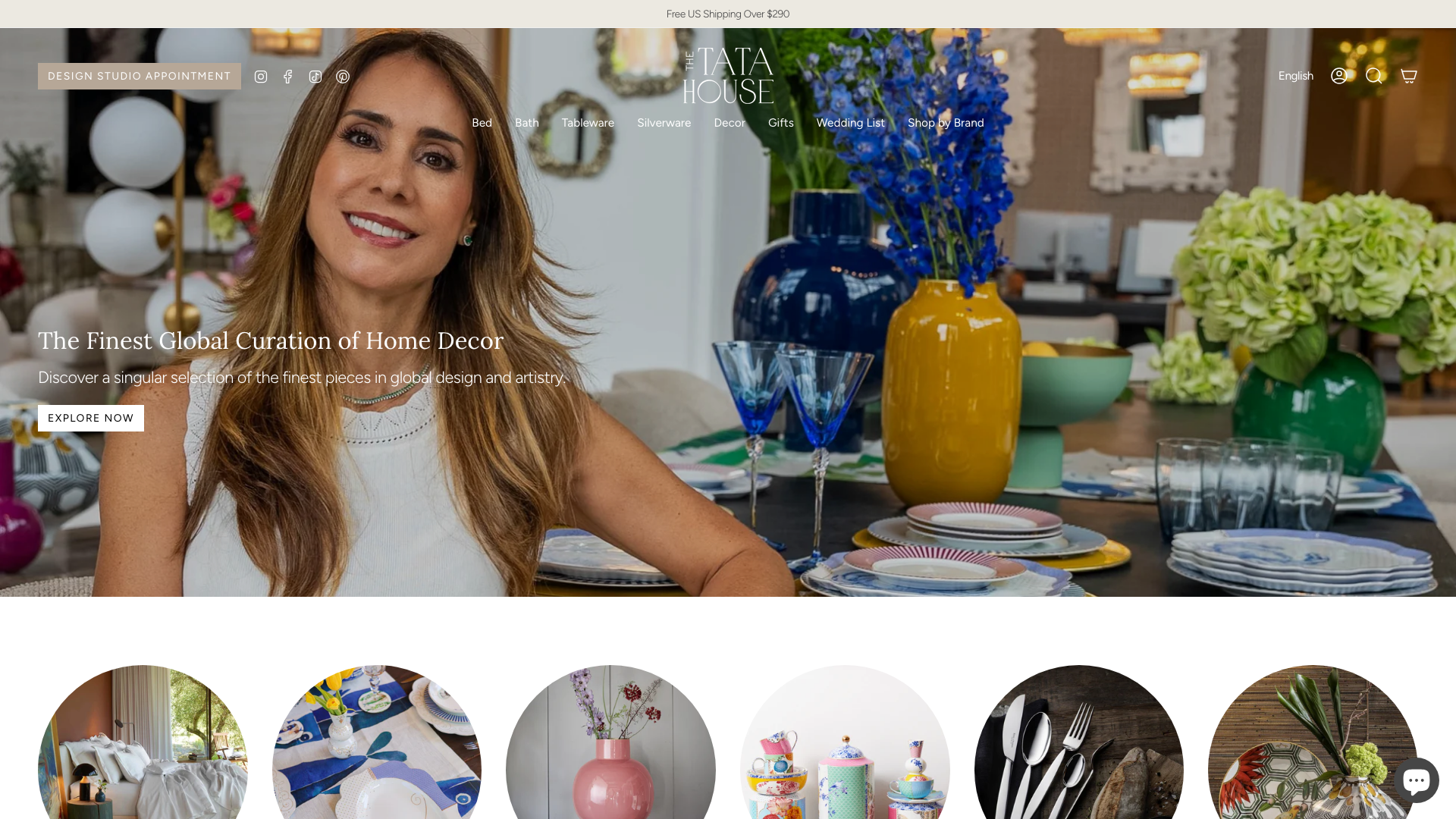 The Tata House | Shopify Online Store Creation