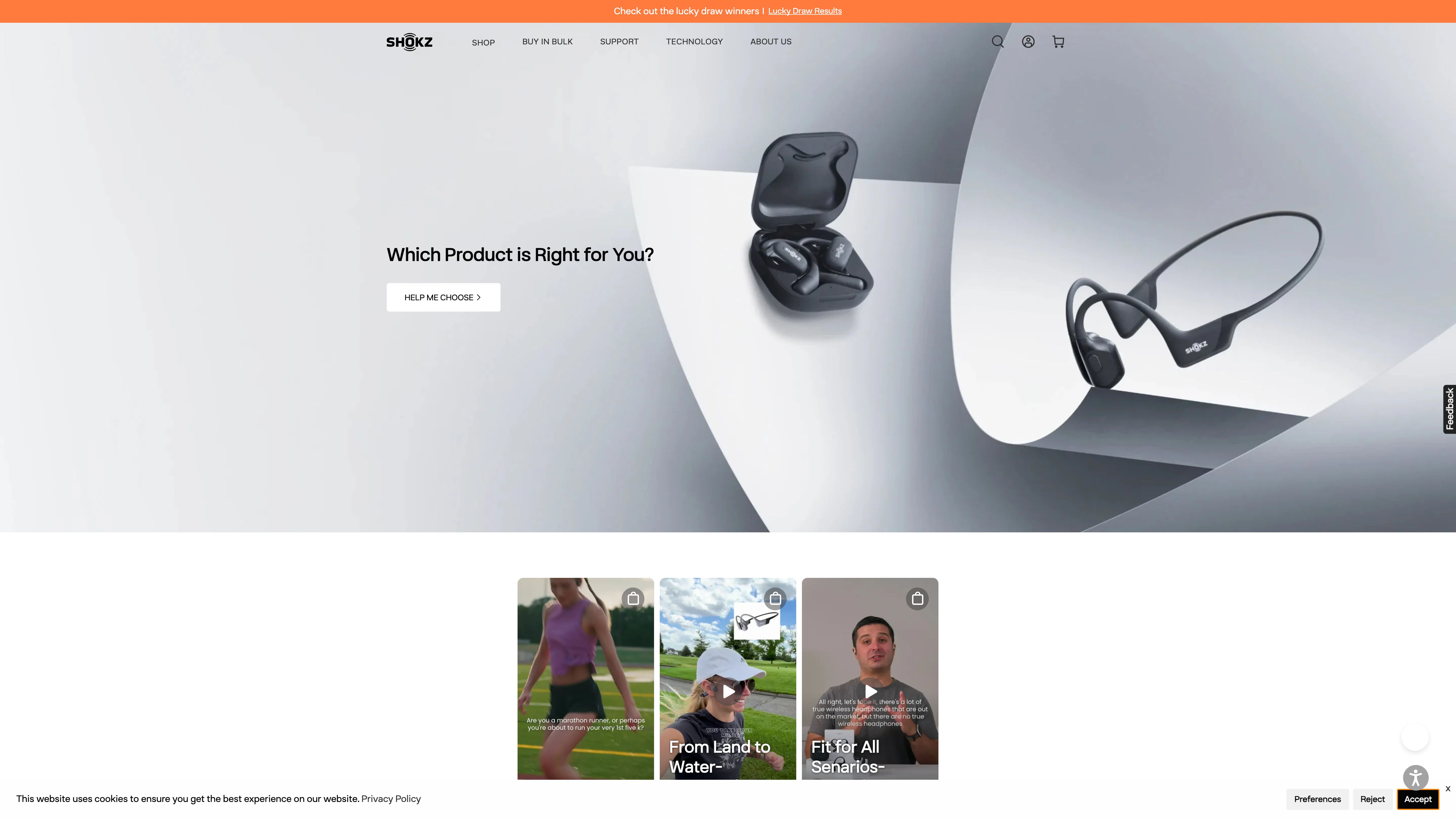Shokz theme customization screenshot 4