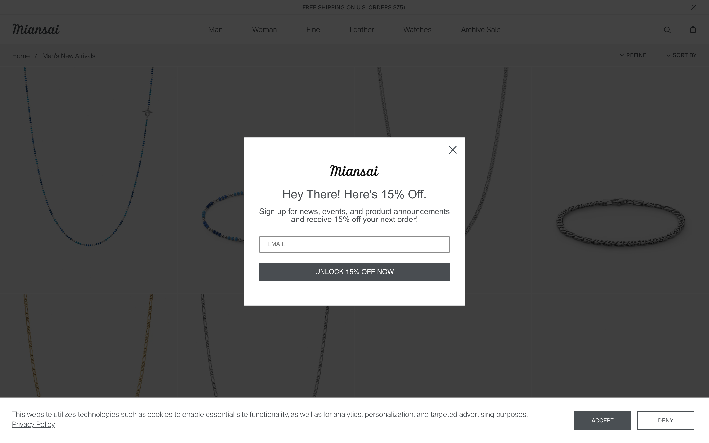 Miansai screenshot 2