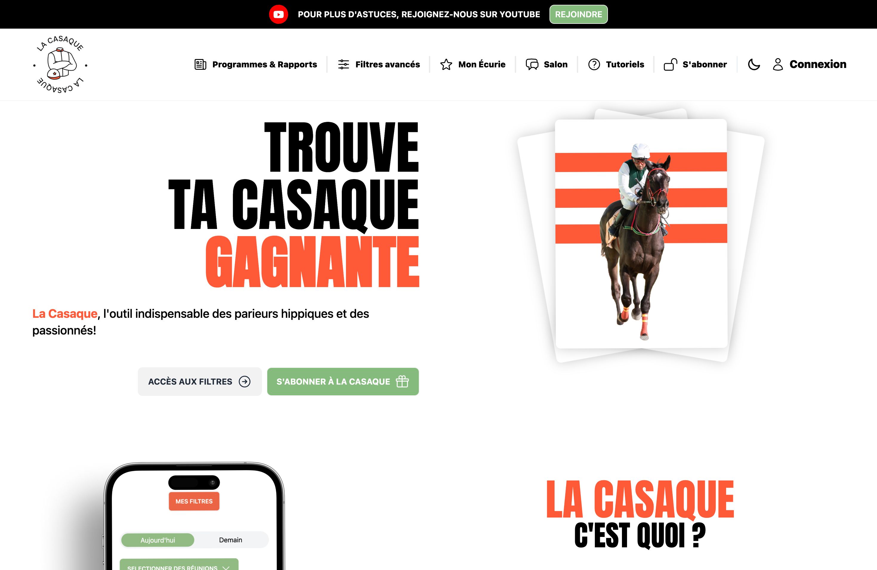 Media Buying Support for La Casaque's Horse Racing Statistics Site