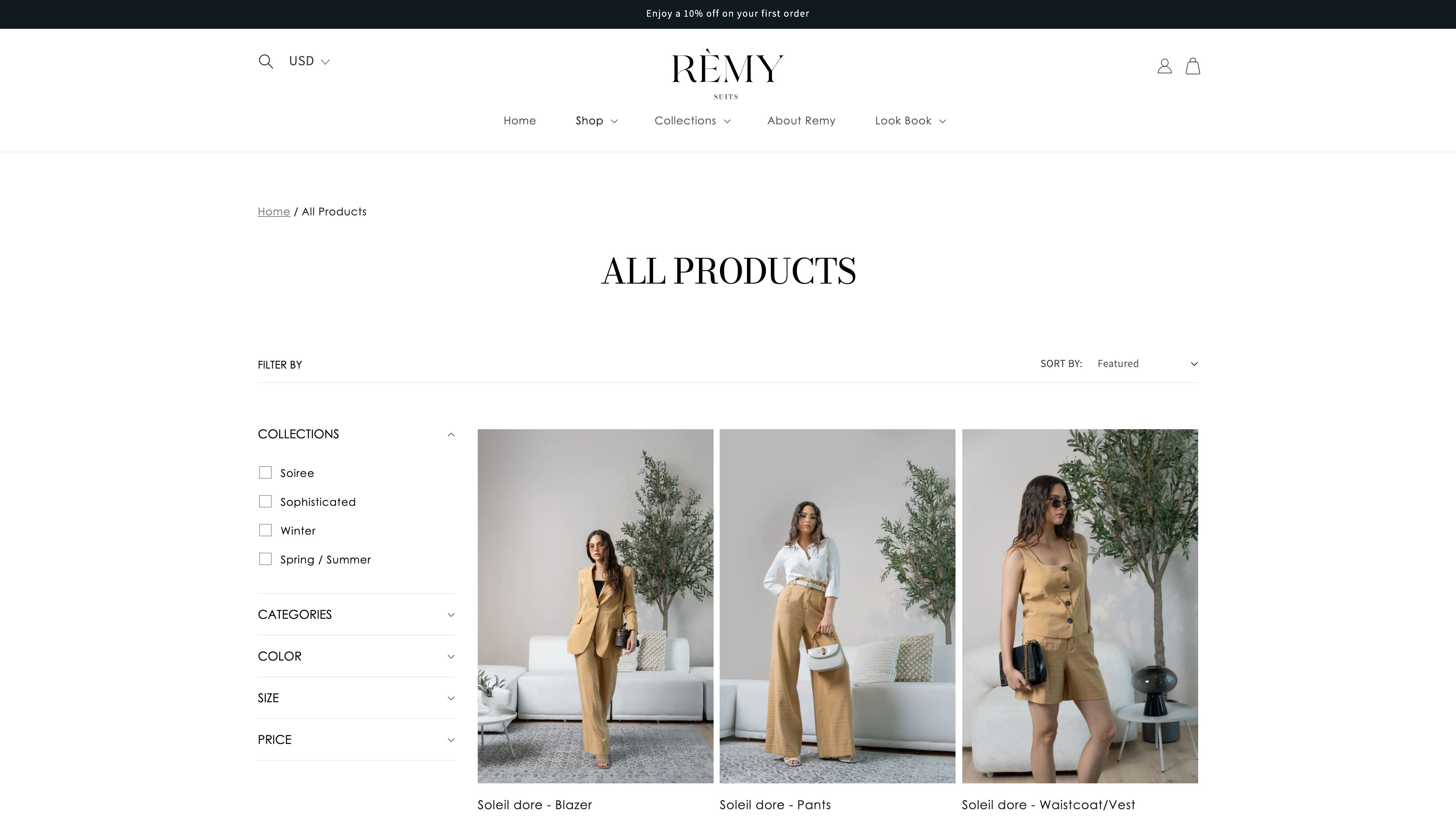 Remy Suits - A Luxury Women Suiting Brand screenshot 3
