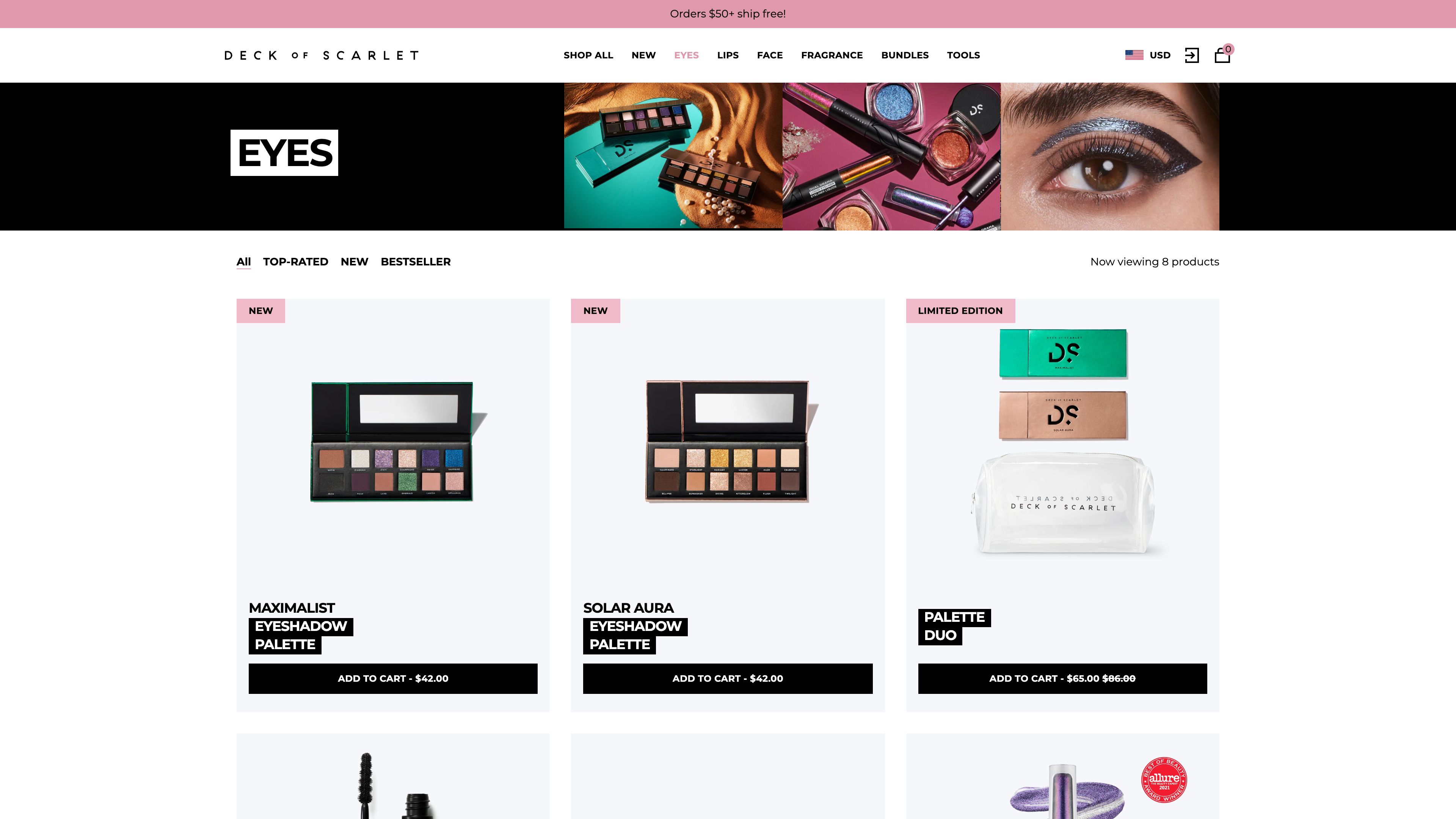 Unique, flexible and accessible — Deck of Scarlet custom theme screenshot 3