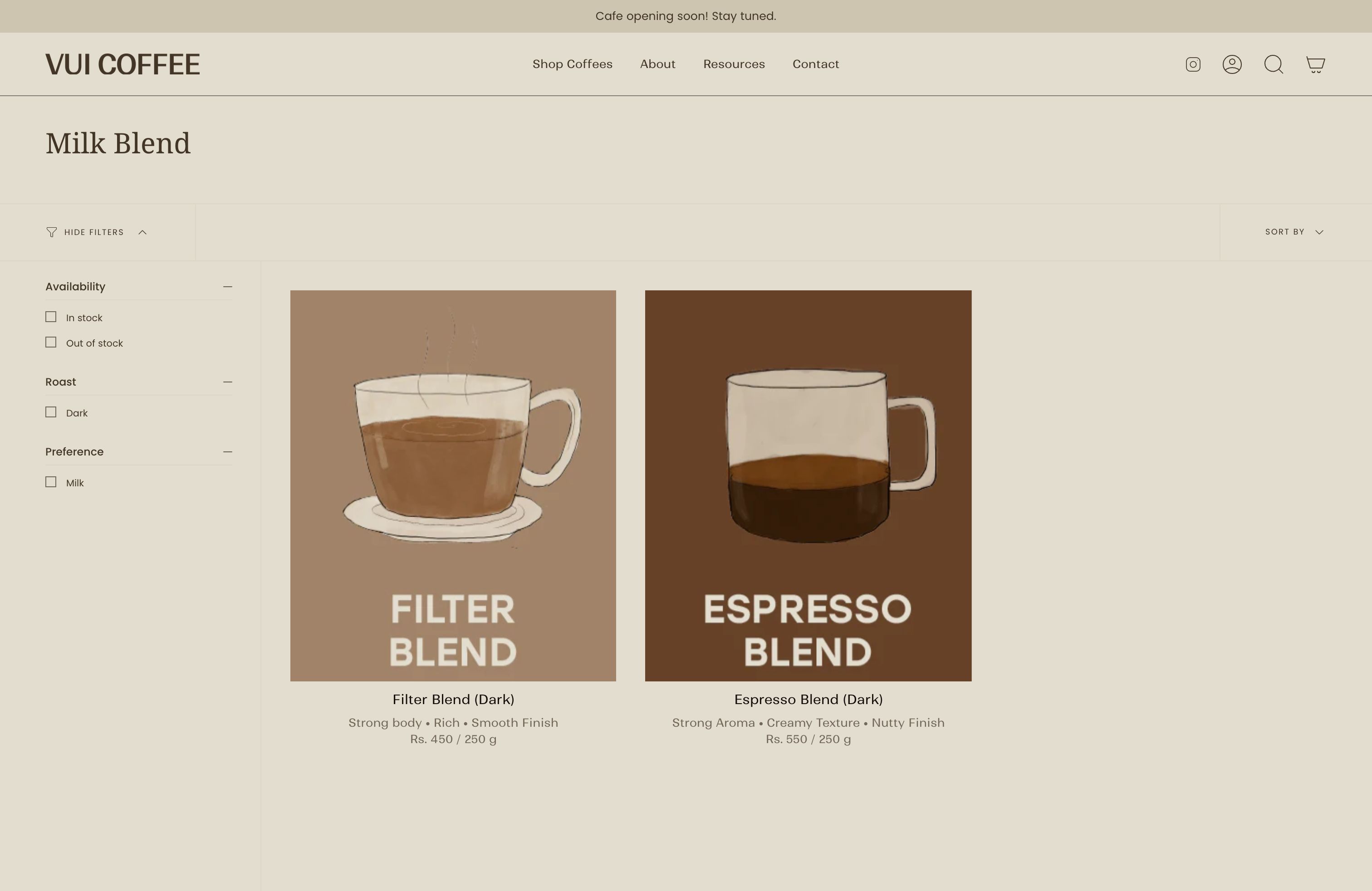 Vui Coffee Roasters screenshot 3