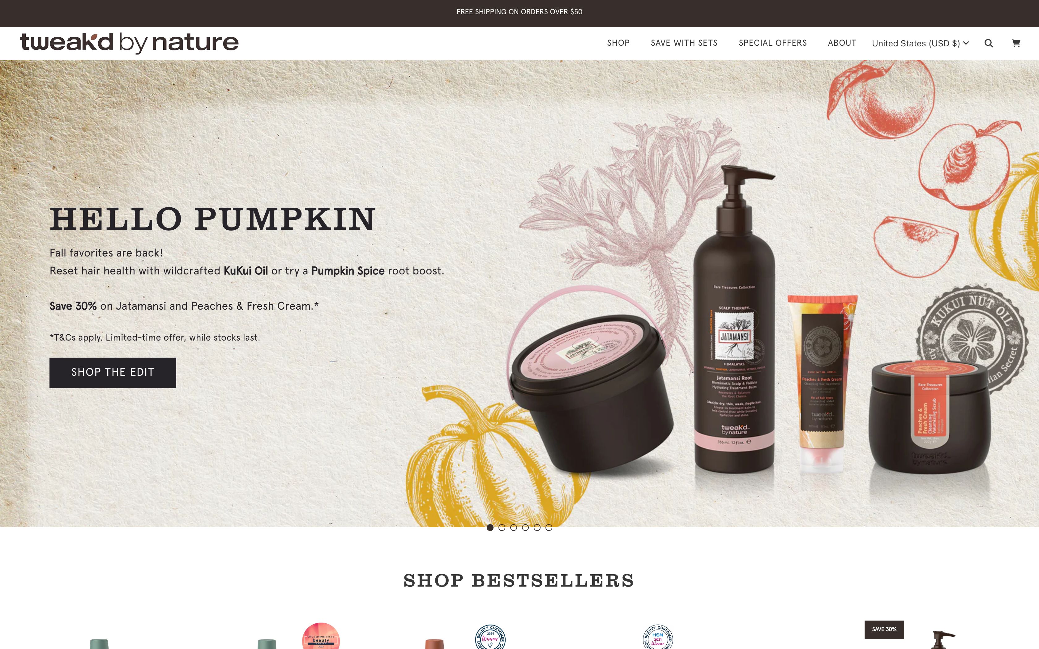 Tweak'd by Nature > Shopify Development  screenshot 6