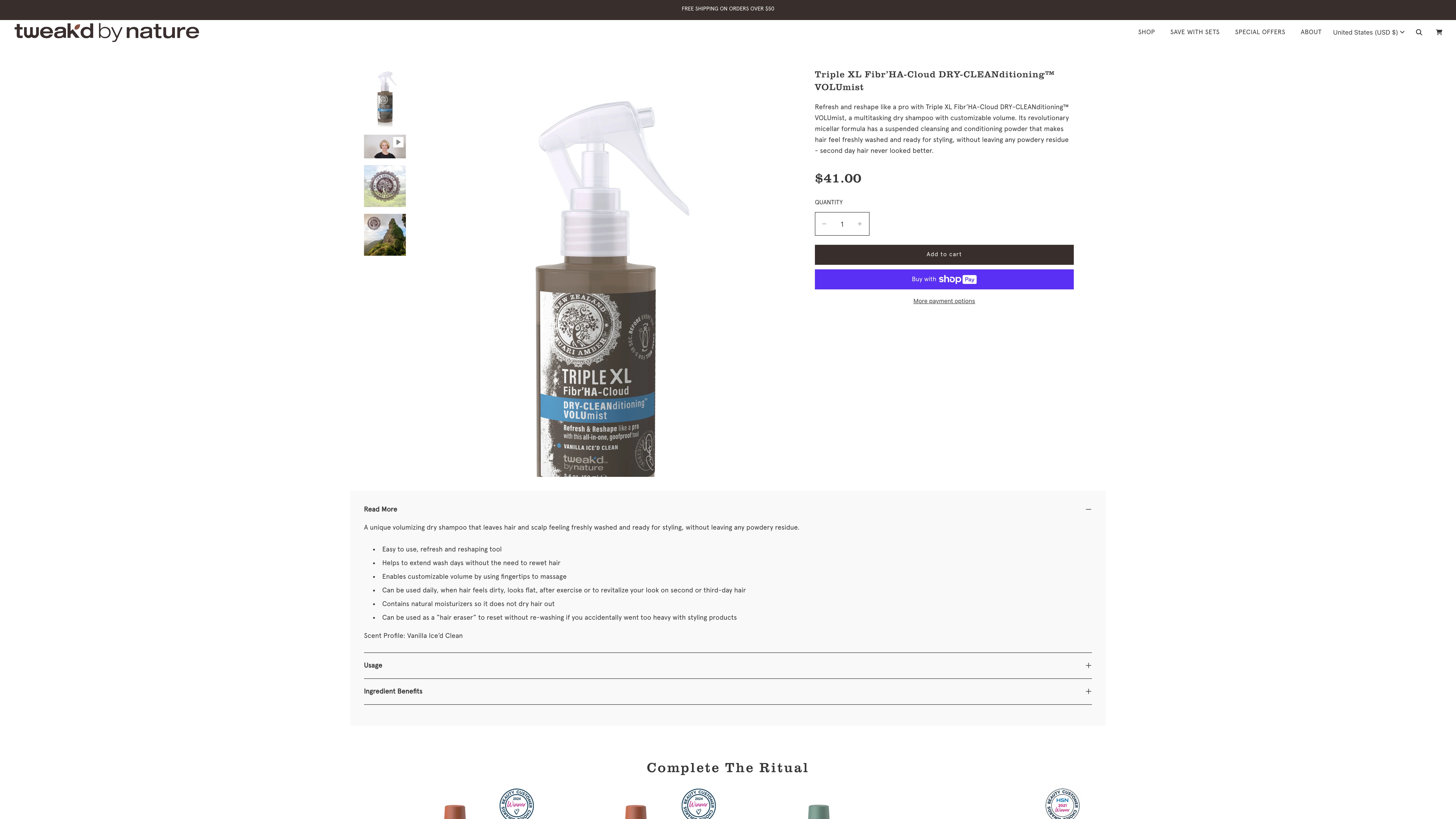 Tweak'd by Nature > Shopify Development  screenshot 5