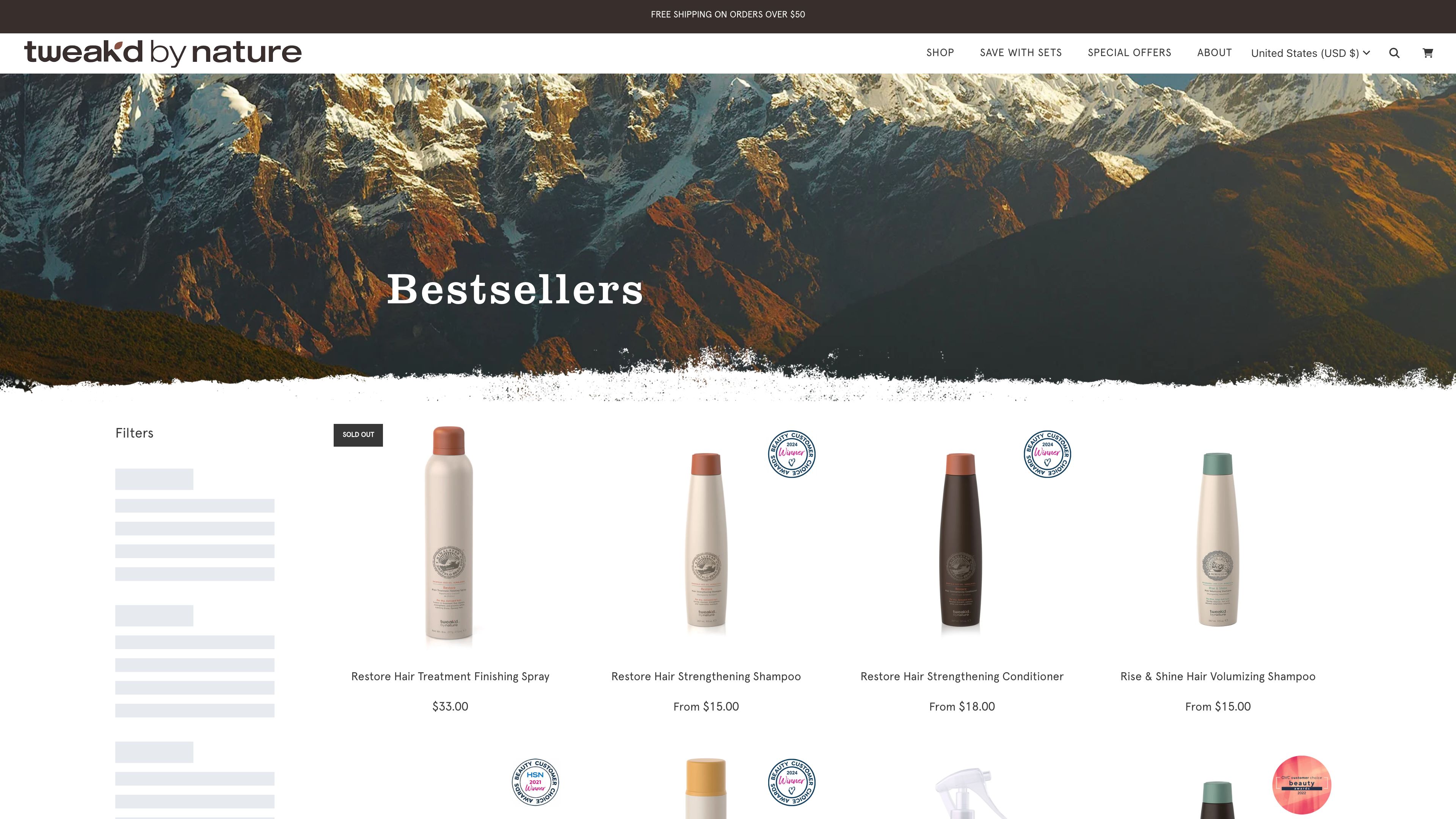 Shopify Development for Tweak'd by Nature: Enhancing E-commerce Management