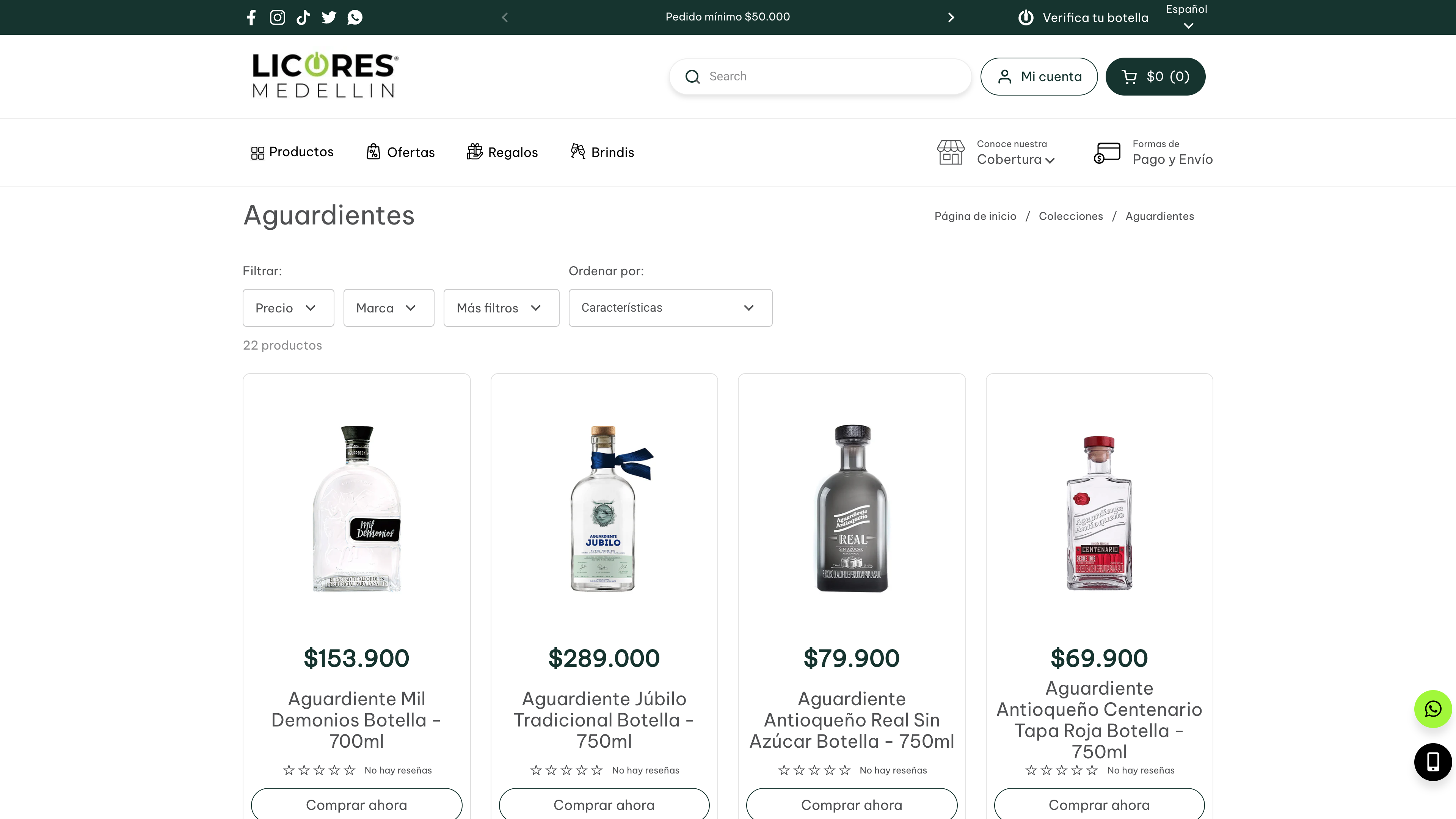 Licores y Marketplace: Licores Medellín (COL) screenshot 2