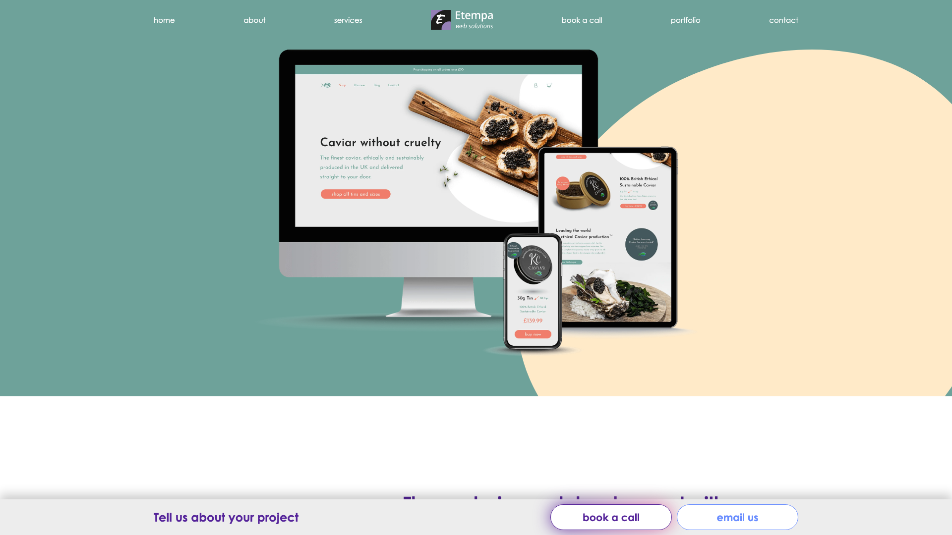 Theme Design and Development with 3D-Rendered Product Mockups screenshot