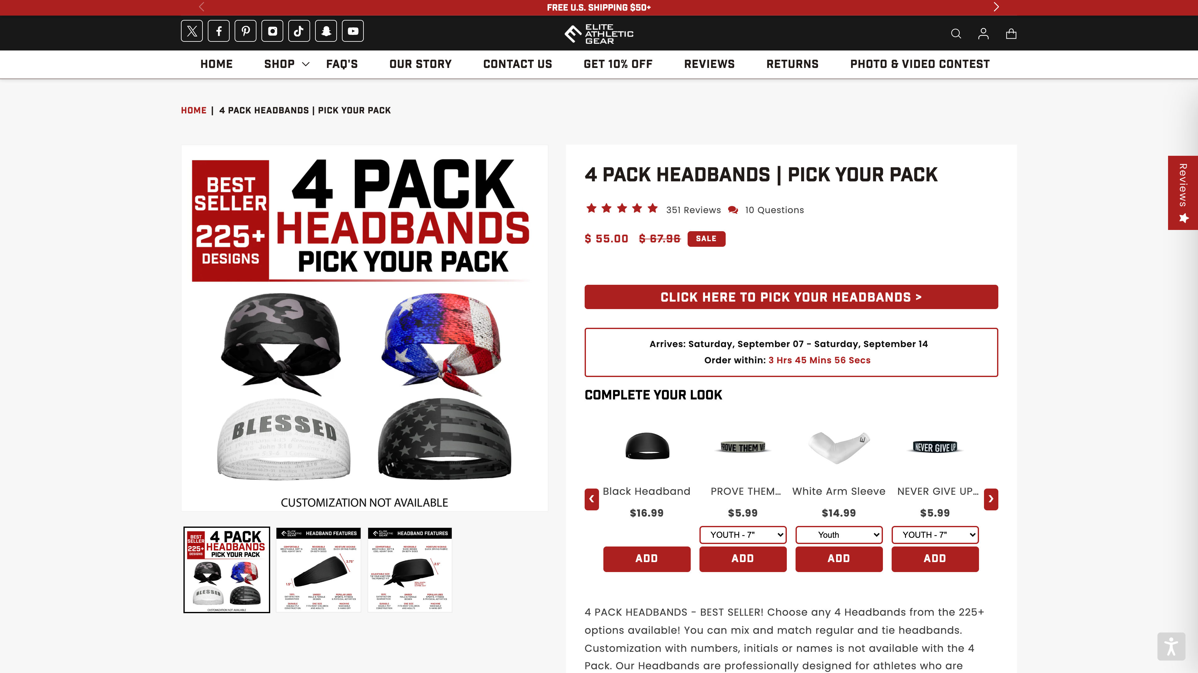 Elite Athletic Gear screenshot 5