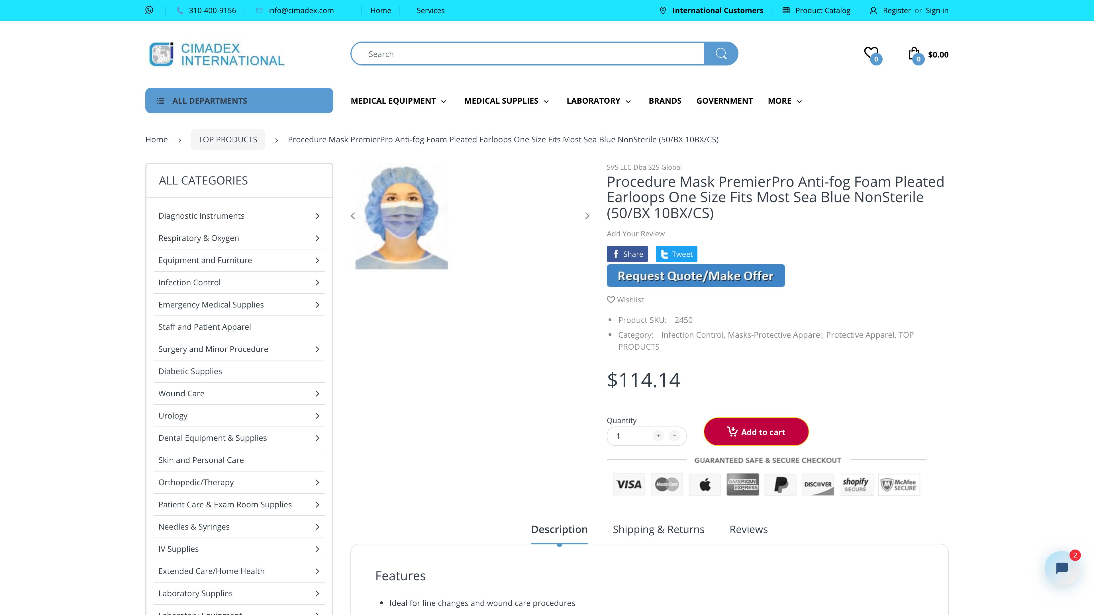 Full functional Medical Equipment store screenshot 5