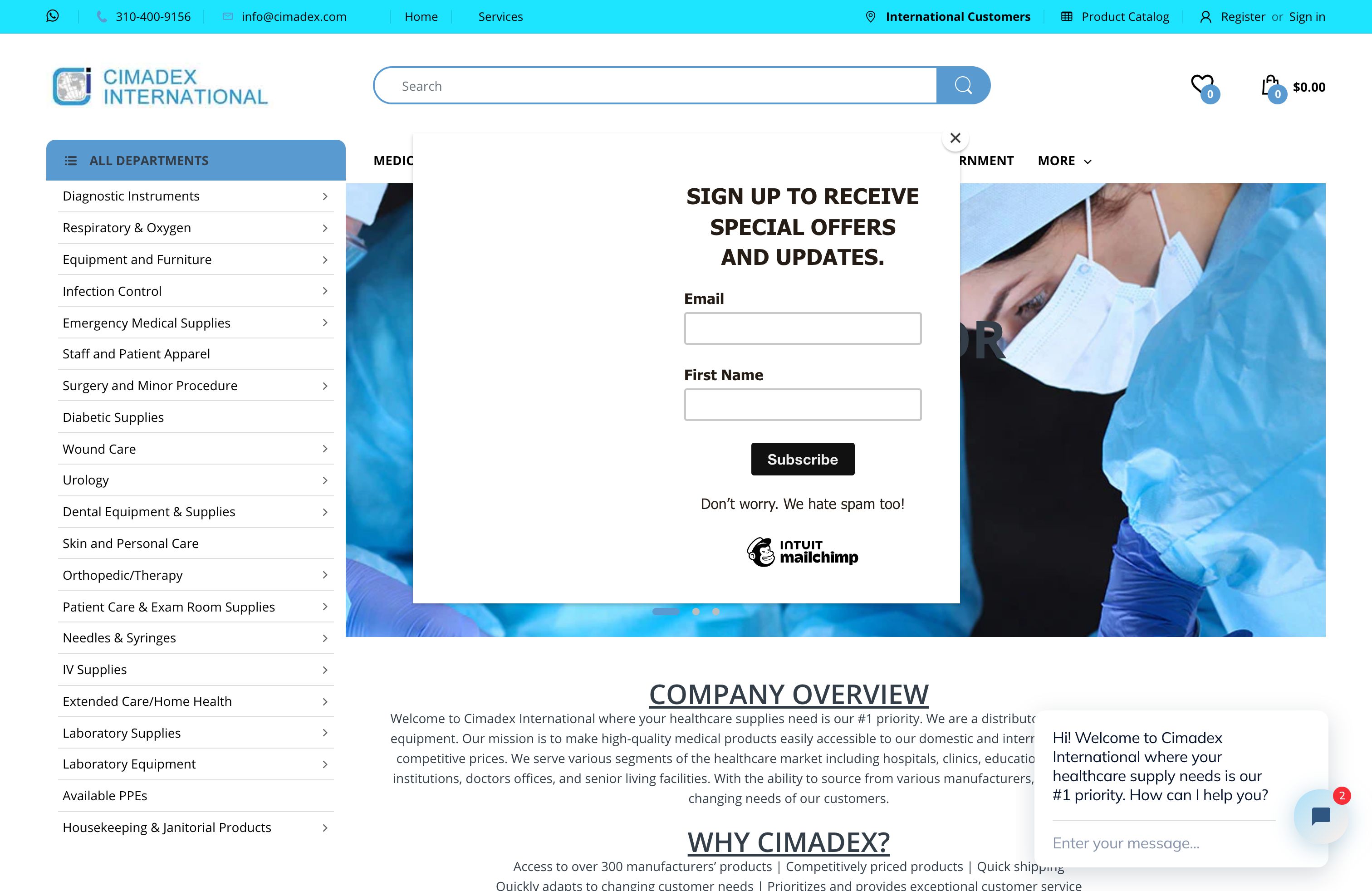 Full functional Medical Equipment store screenshot 6