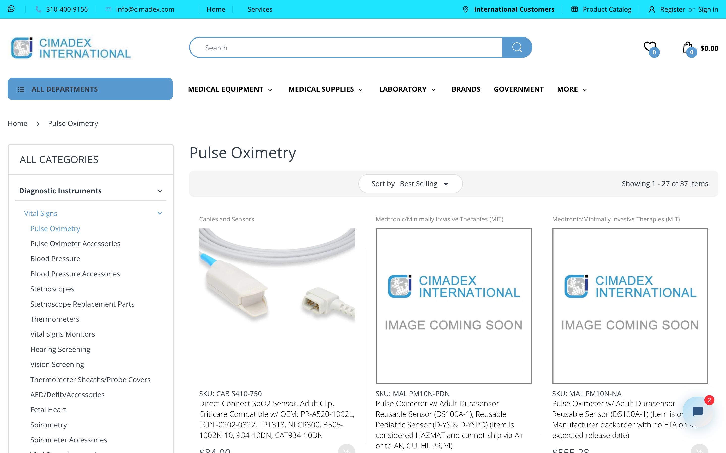 Full functional Medical Equipment store screenshot 3