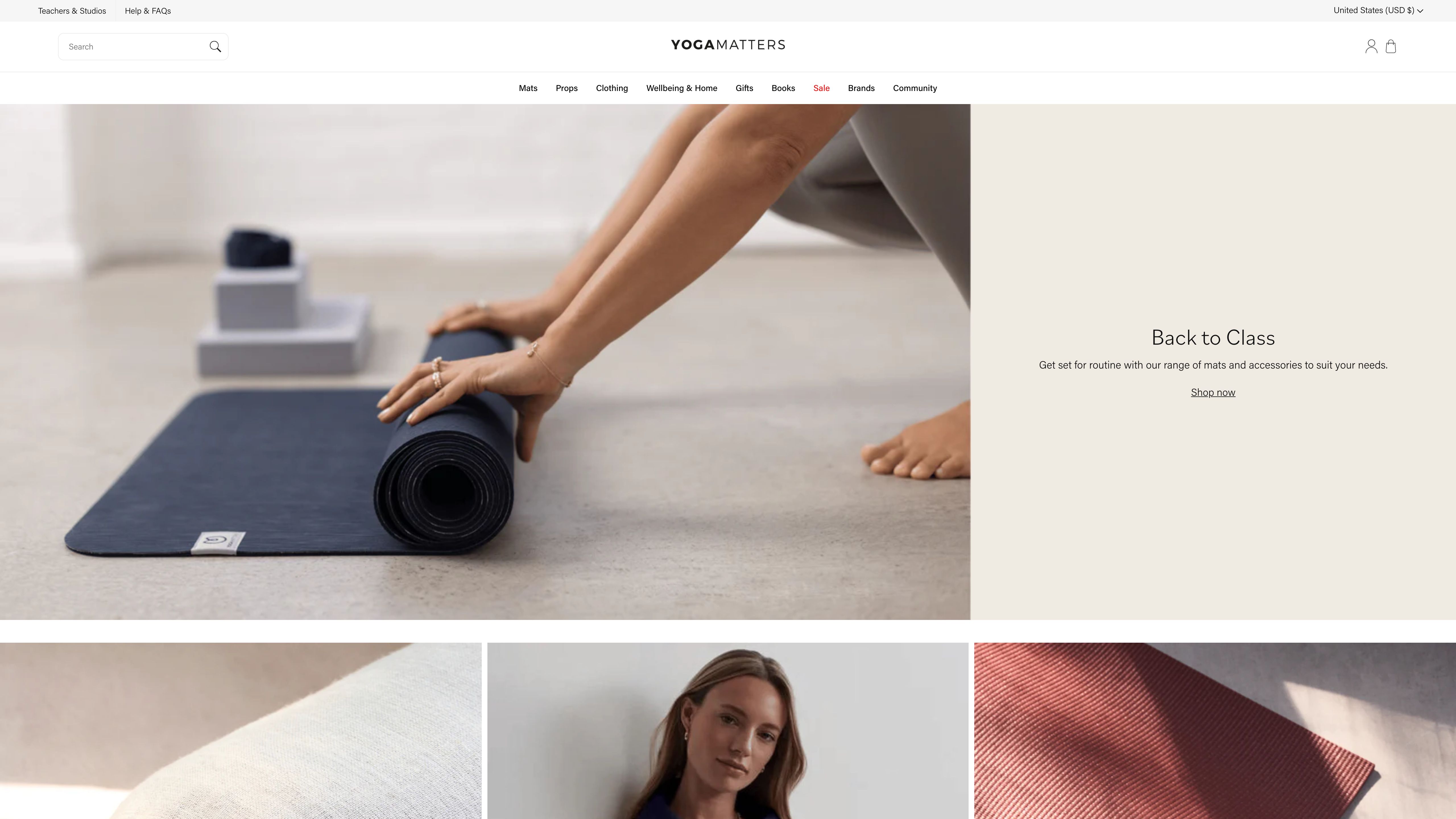 Yogamatters Magento > Shopify Plus Migration screenshot