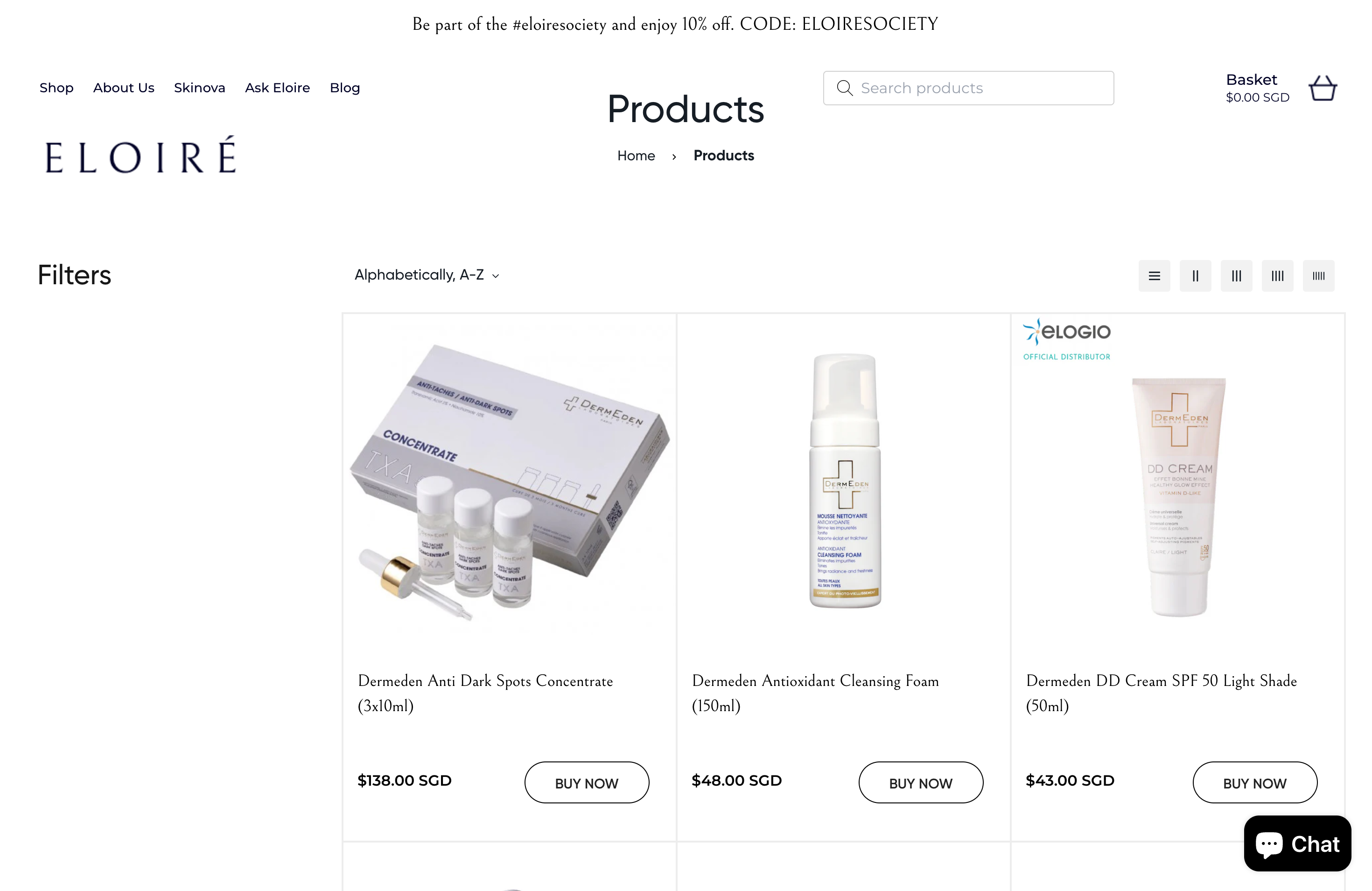 Shopify Website Design and Development For Eloire screenshot 2