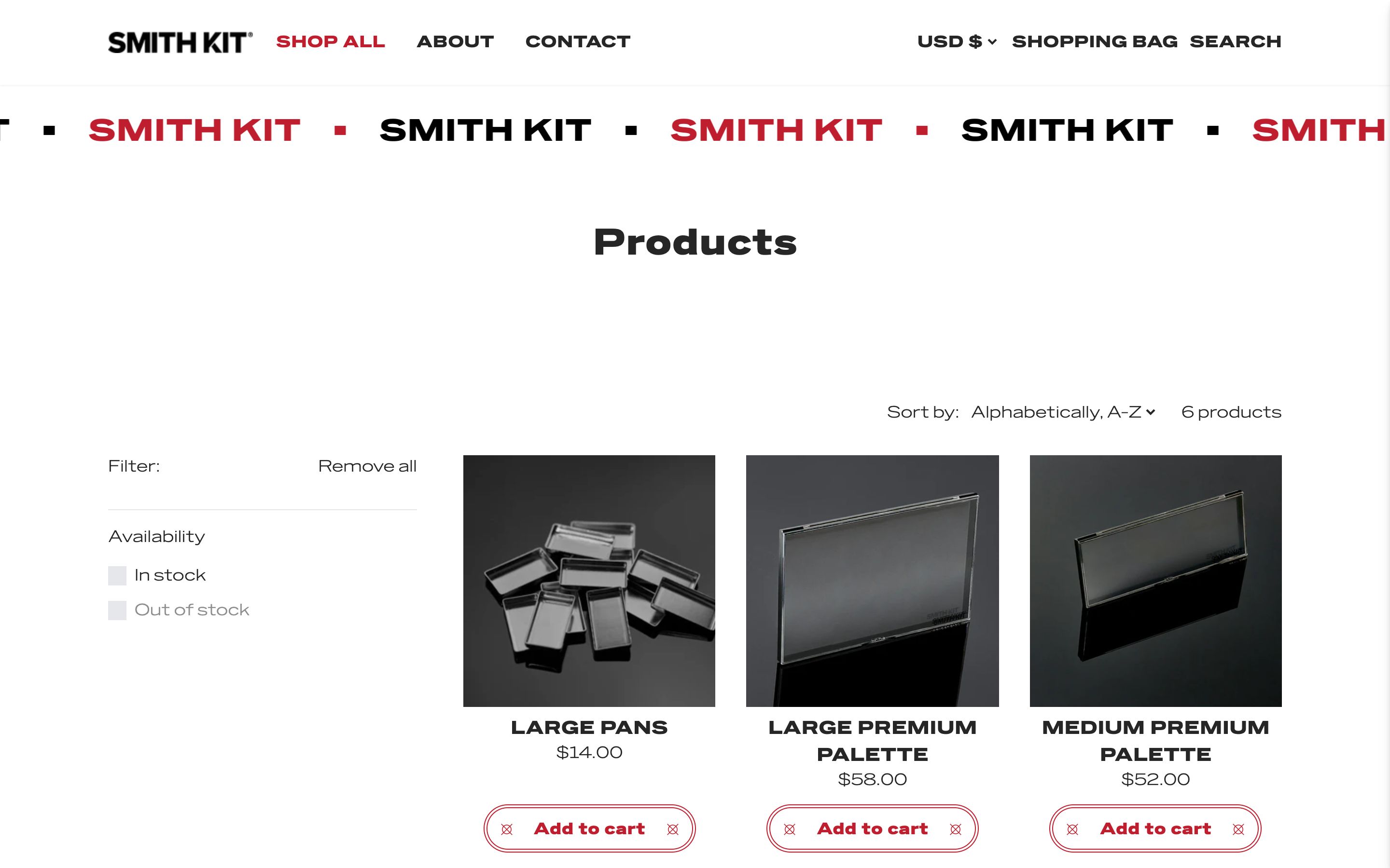 Bespoke Shopify Theme Development for Smith Kit