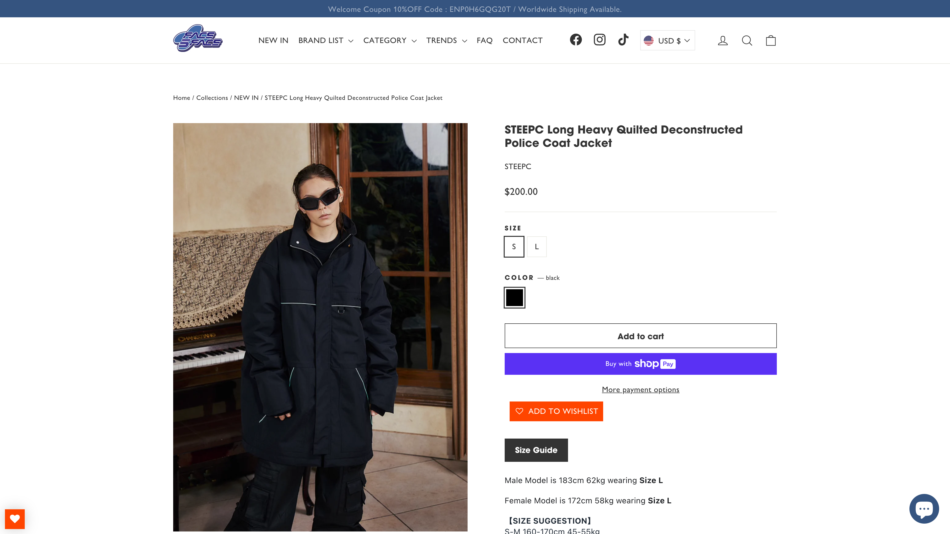 face3face公式オンラインストア screenshot 4