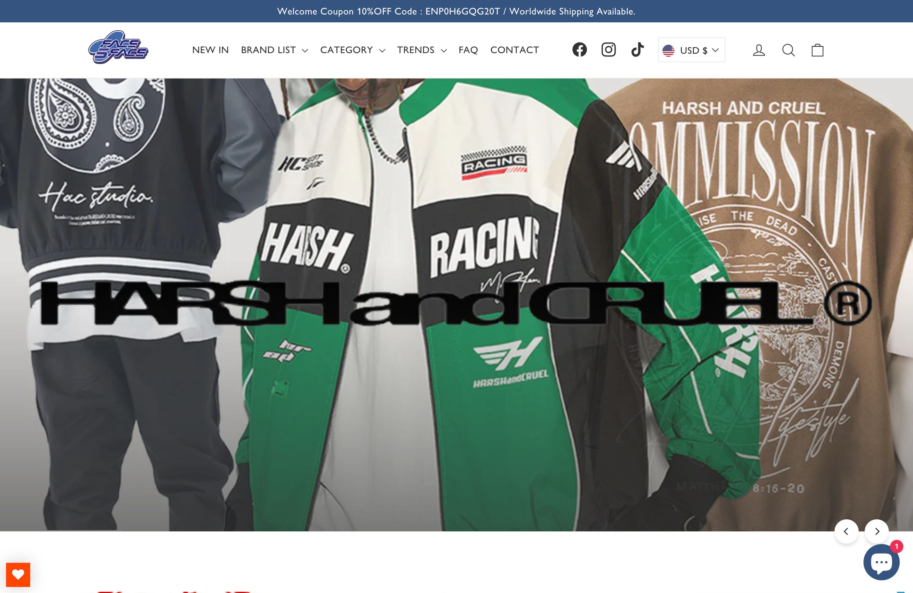 face3face公式オンラインストア screenshot 6