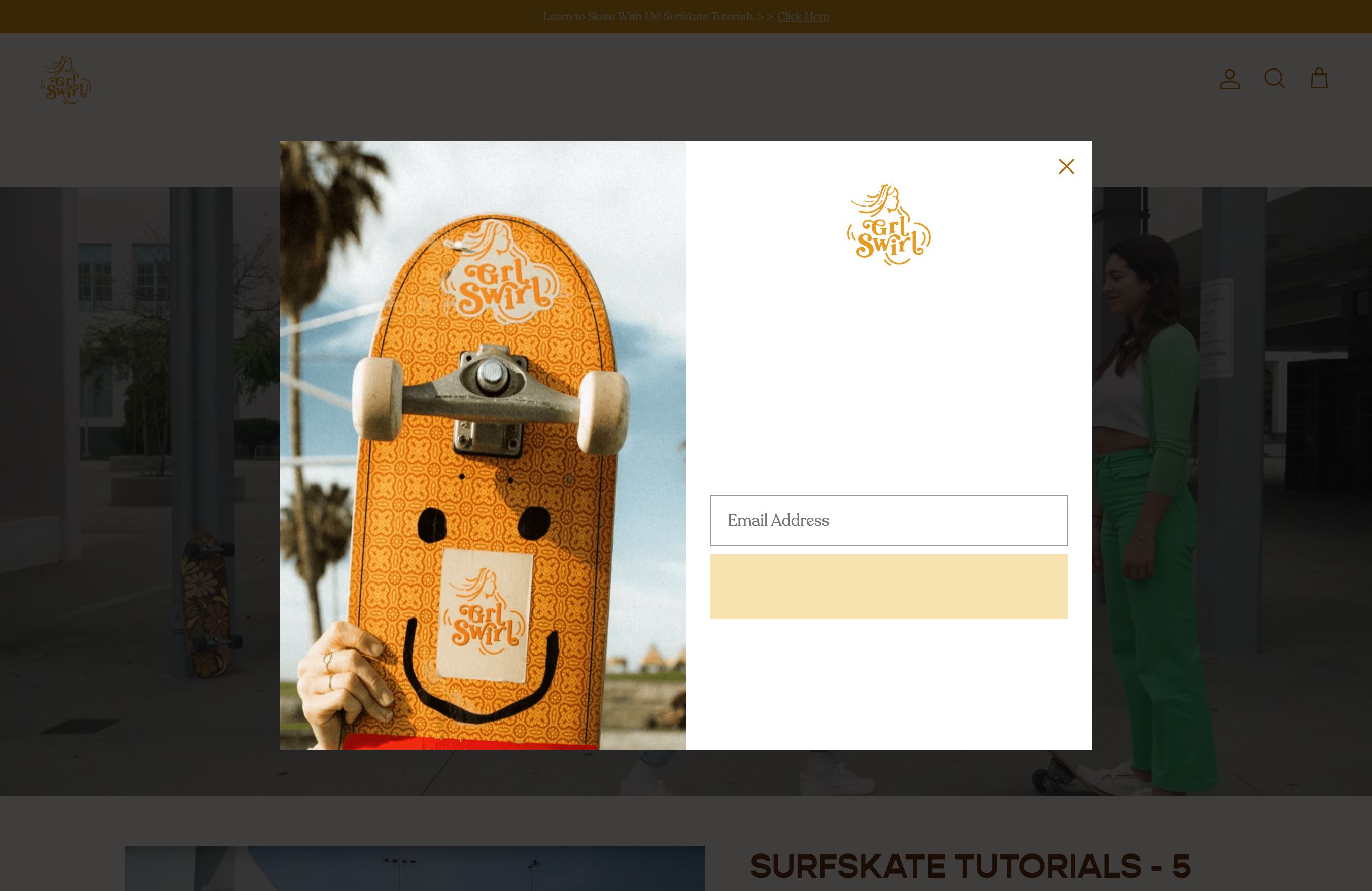 GRLSWIRL store renevation screenshot