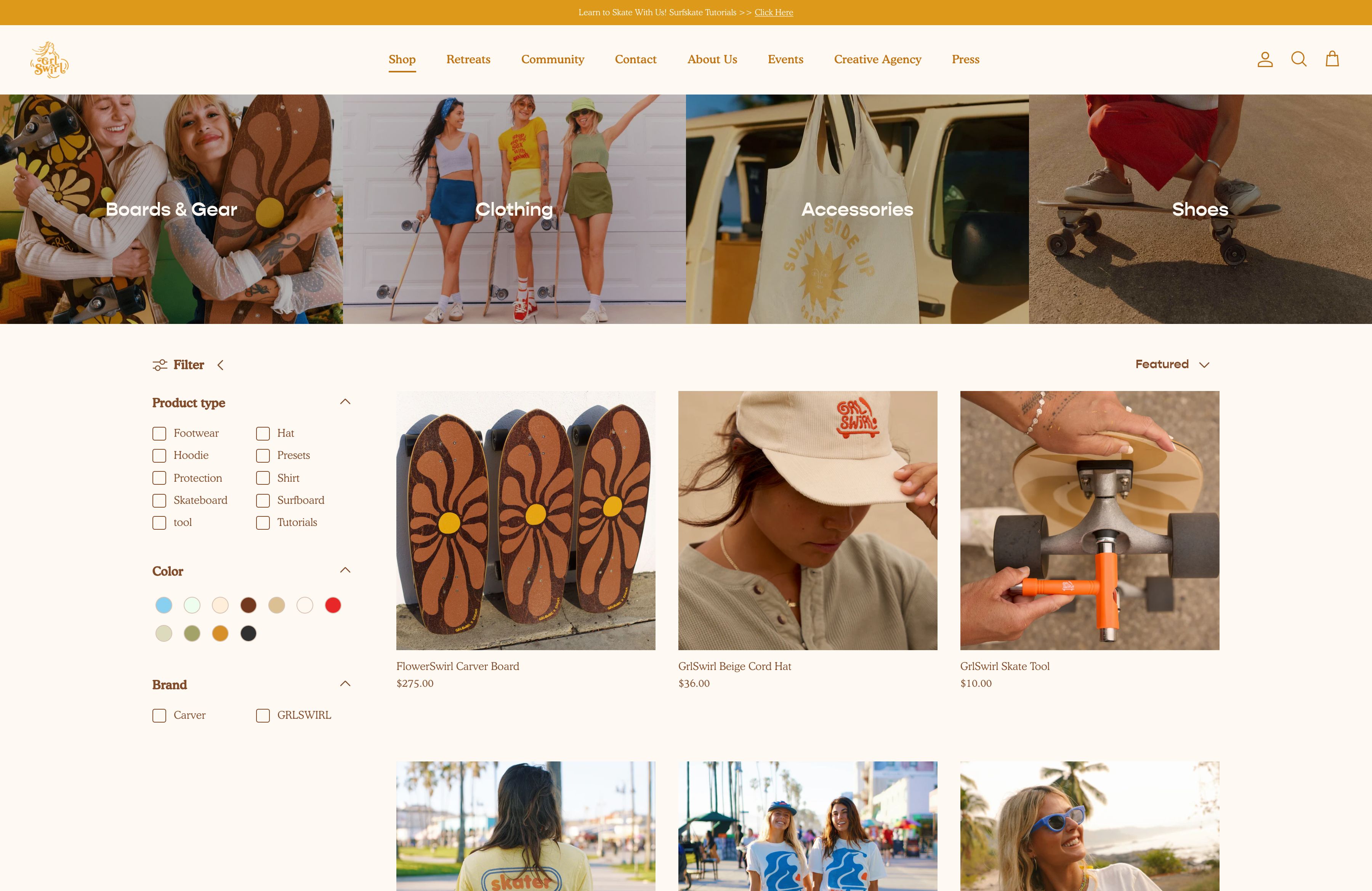 GRLSWIRL store renevation screenshot 3
