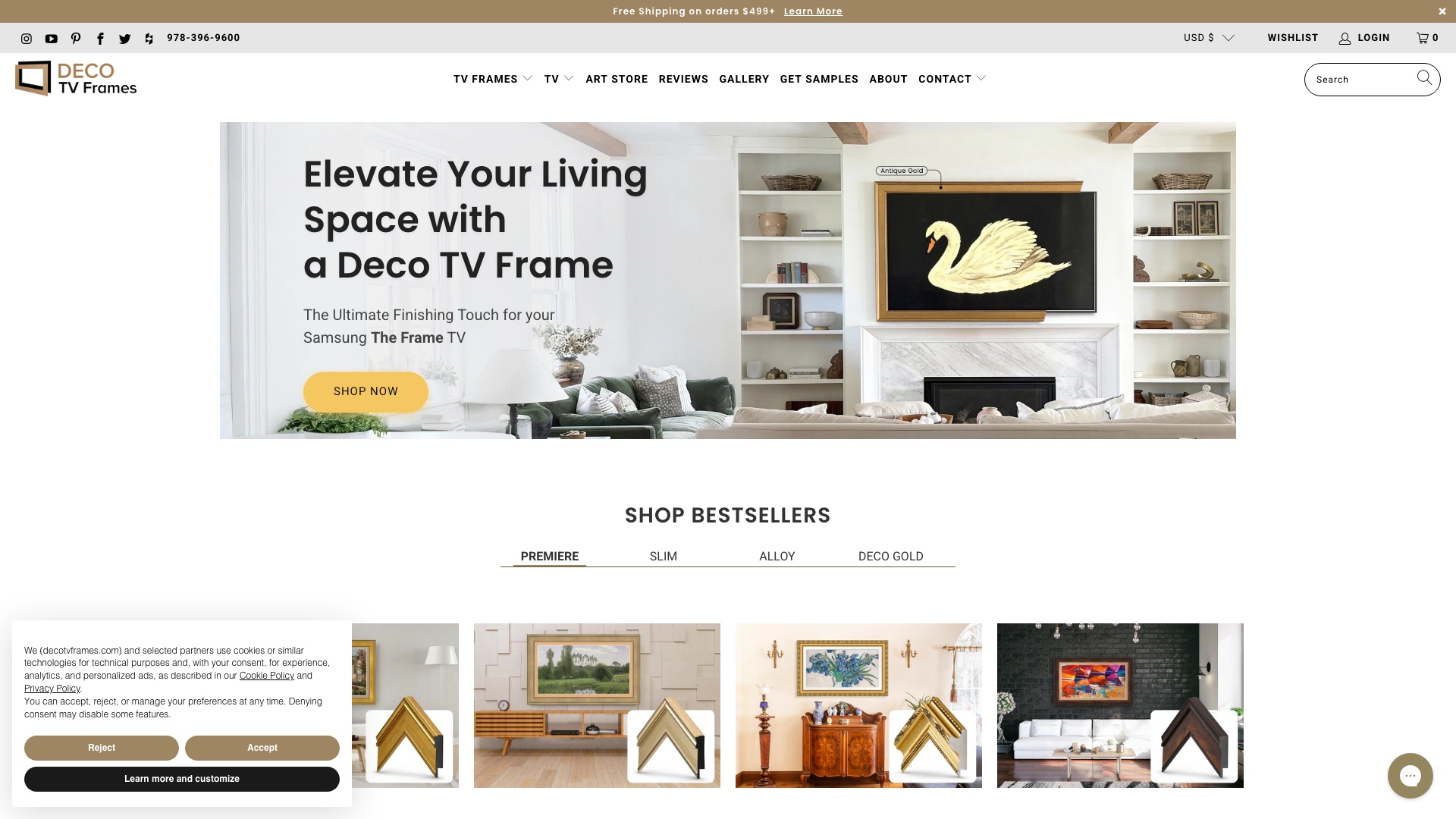 DecoTV frames