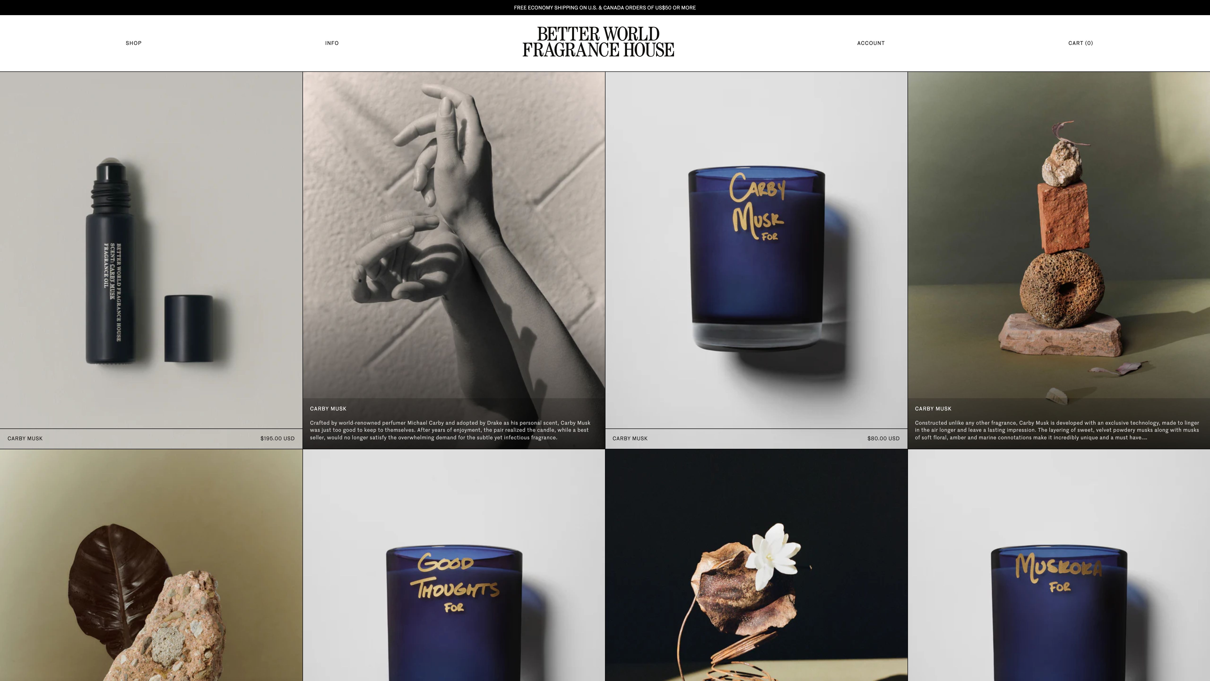 Better World Fragrance House screenshot