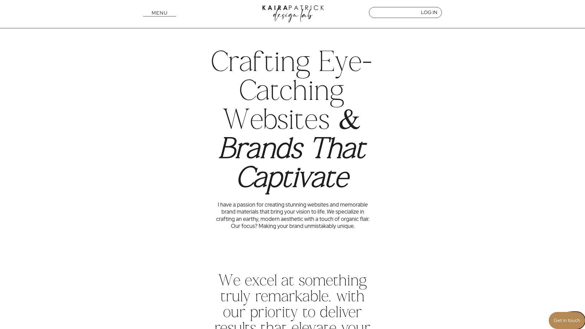 Portfolio of several websites I've designed