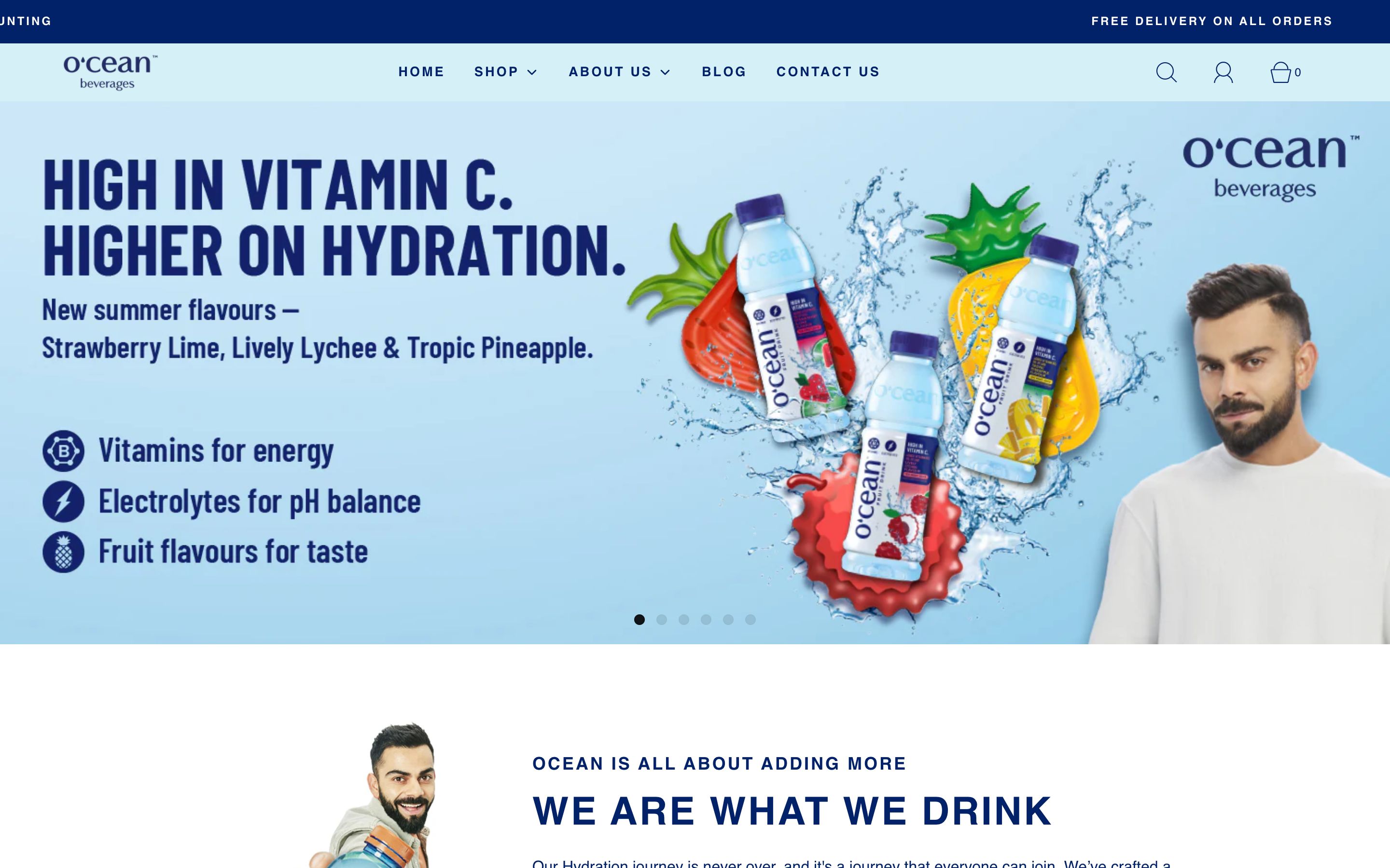 Custom Shopify Theme Development for Ocean Beverages: Boosting Conversions