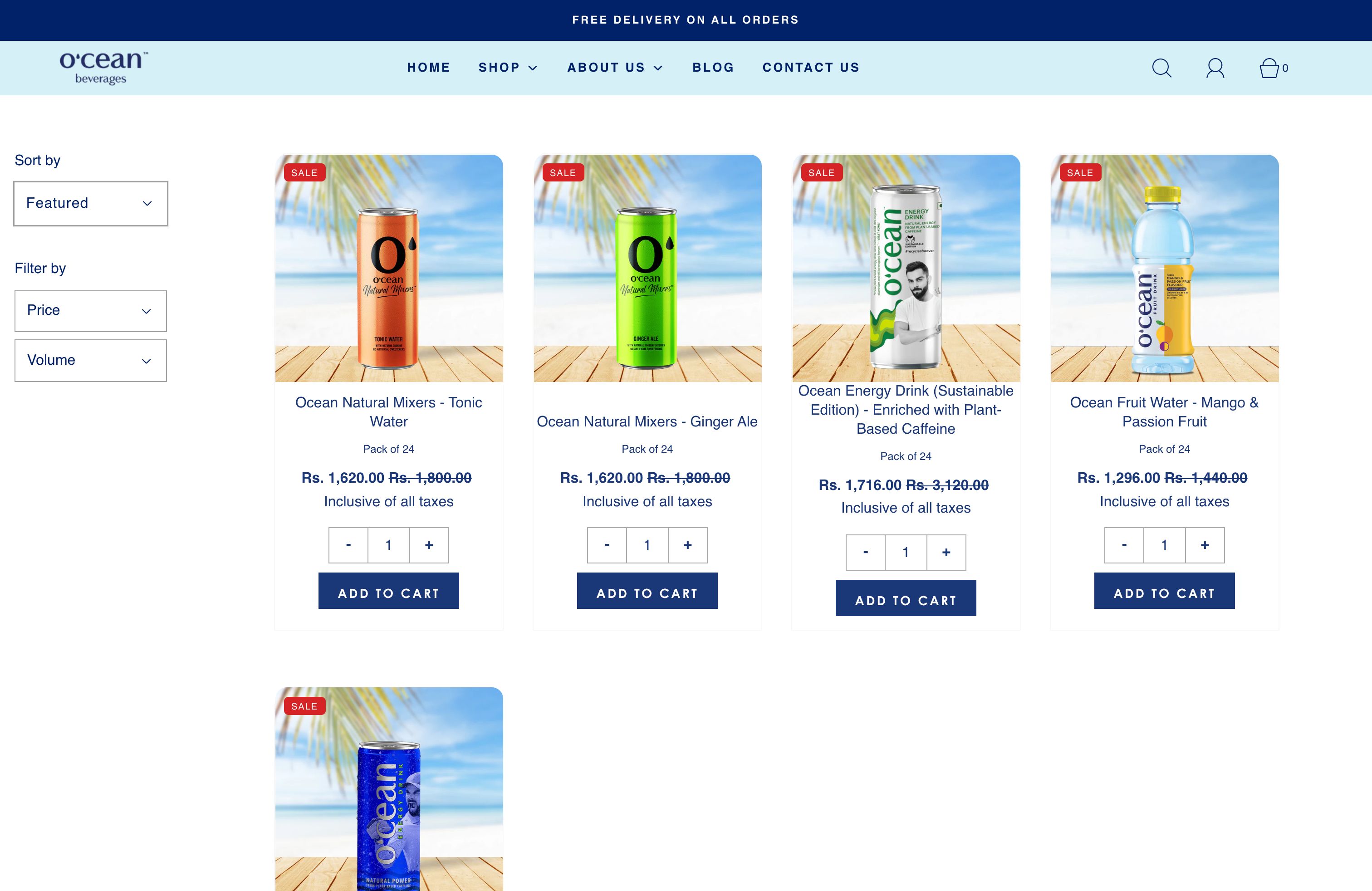 Ocean Beverages screenshot 2