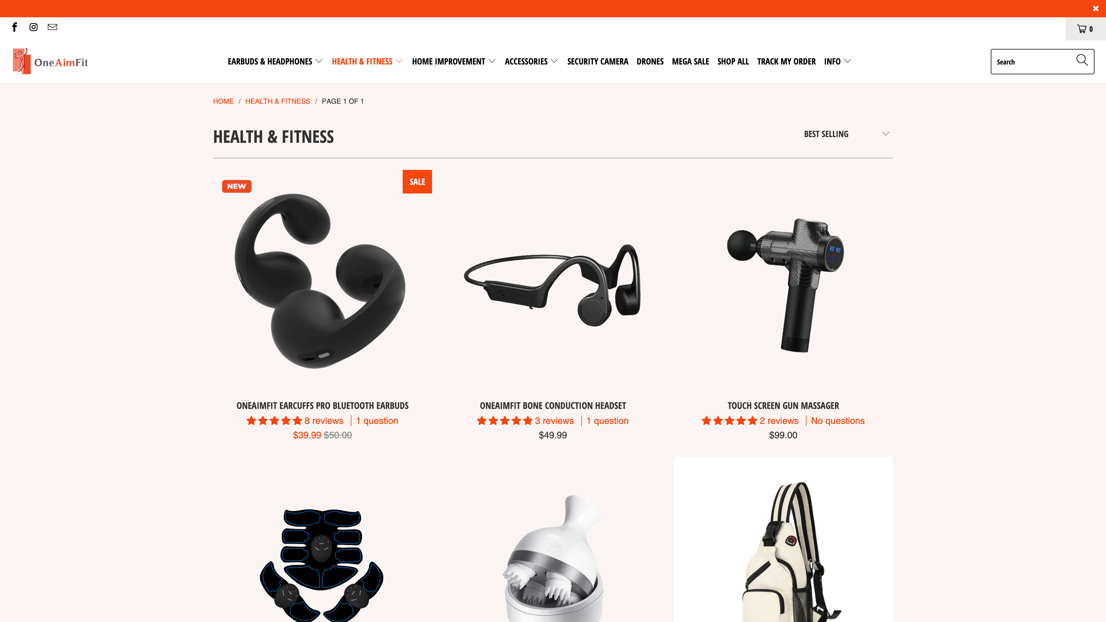 OneAimFit screenshot 2