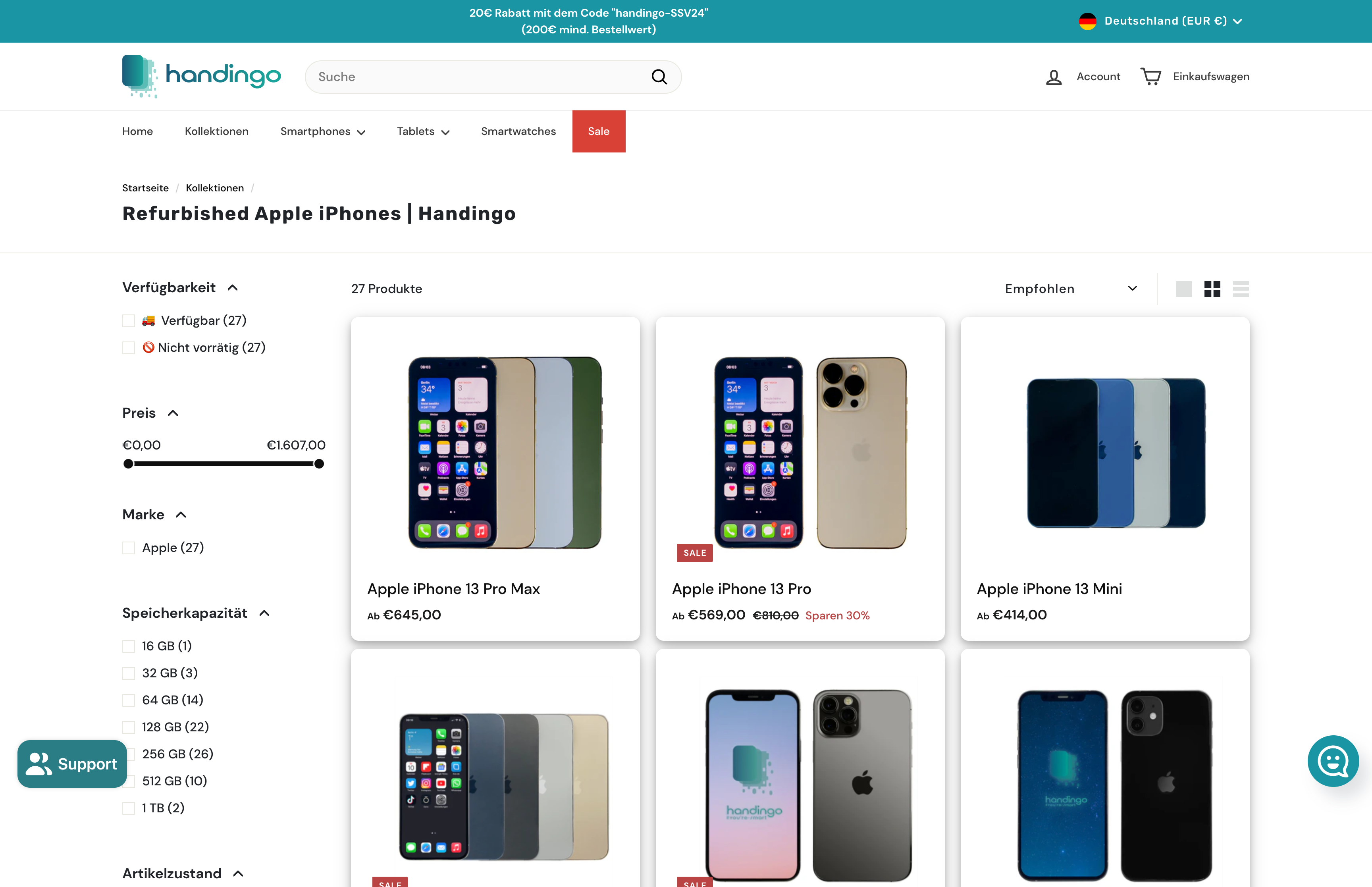 Handingo screenshot