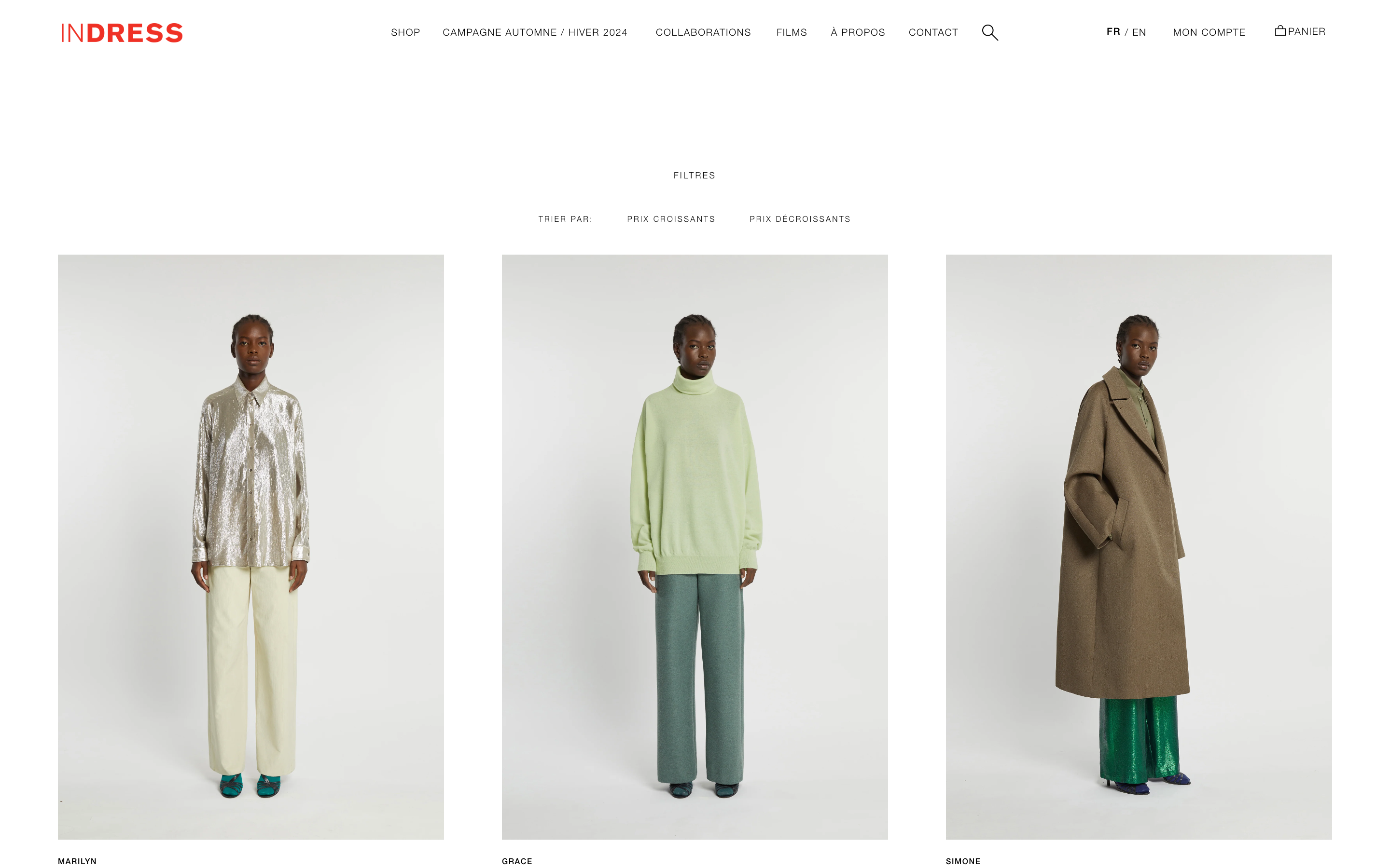 Indress Paris screenshot