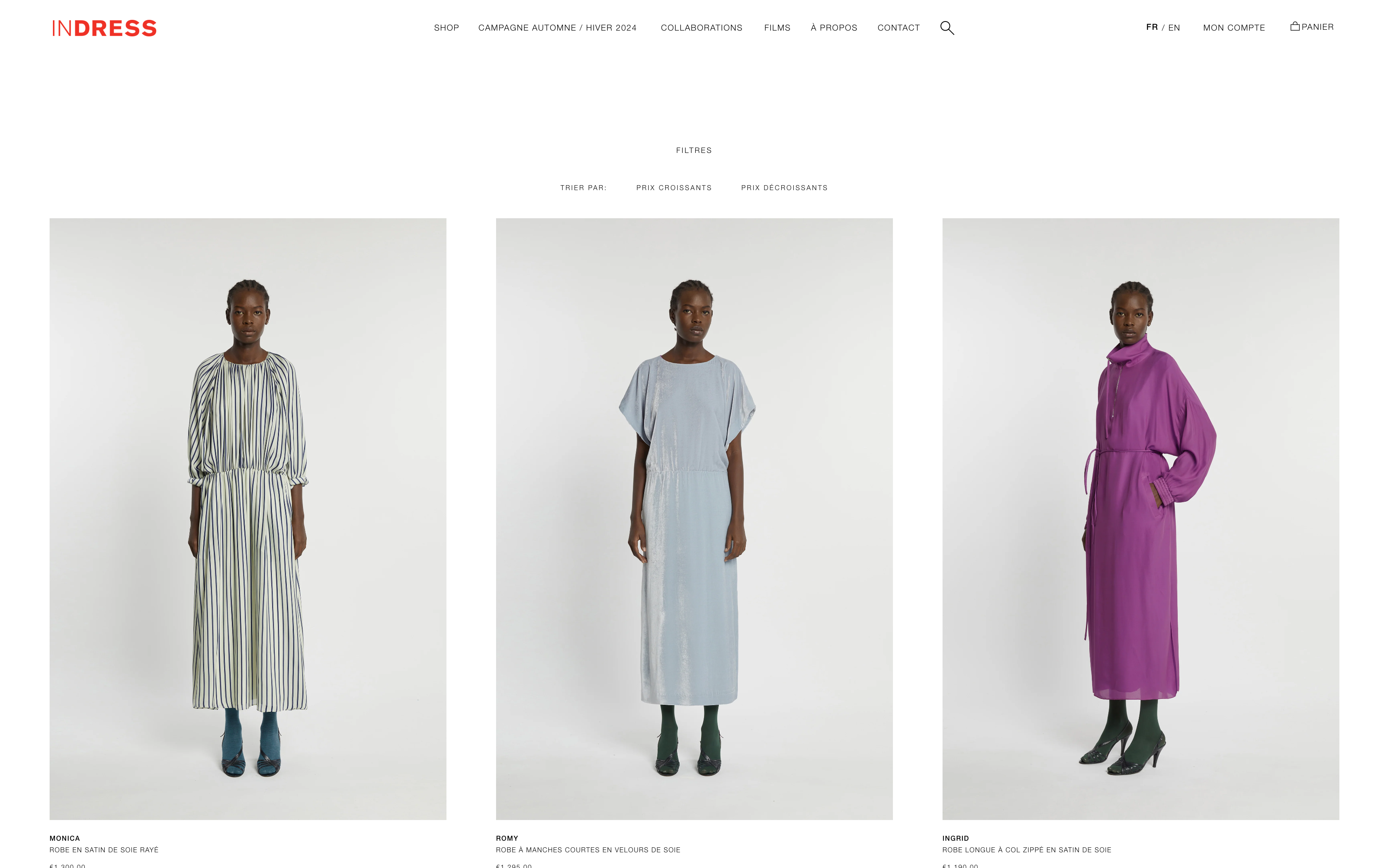 Indress Paris screenshot 2