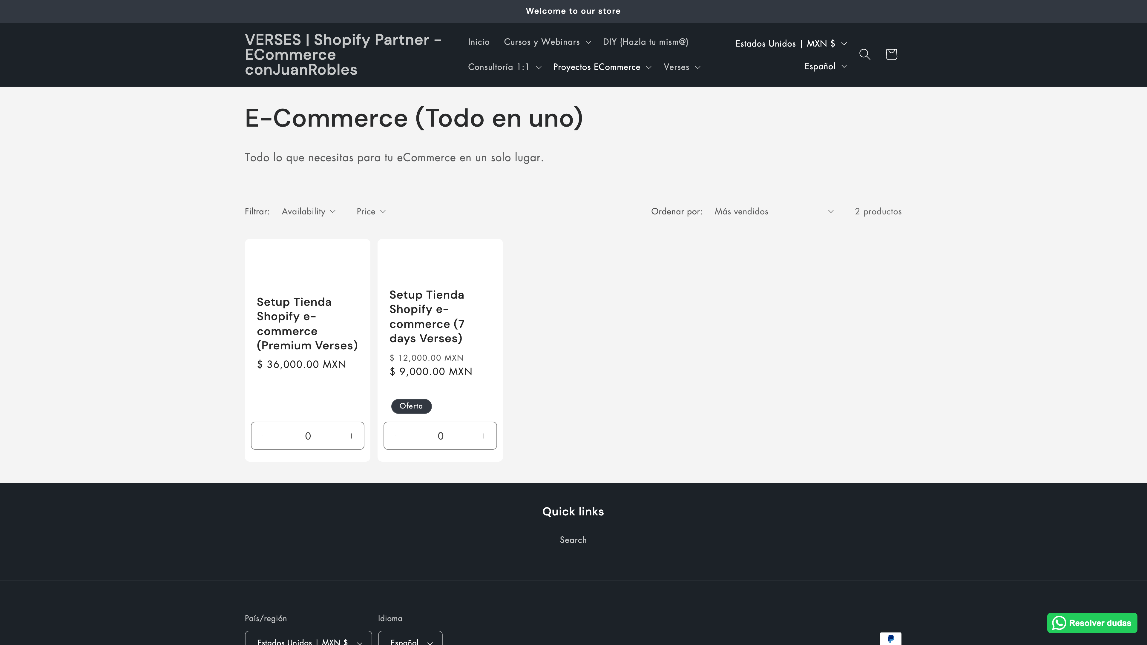 Portafolio ECommerce screenshot 2