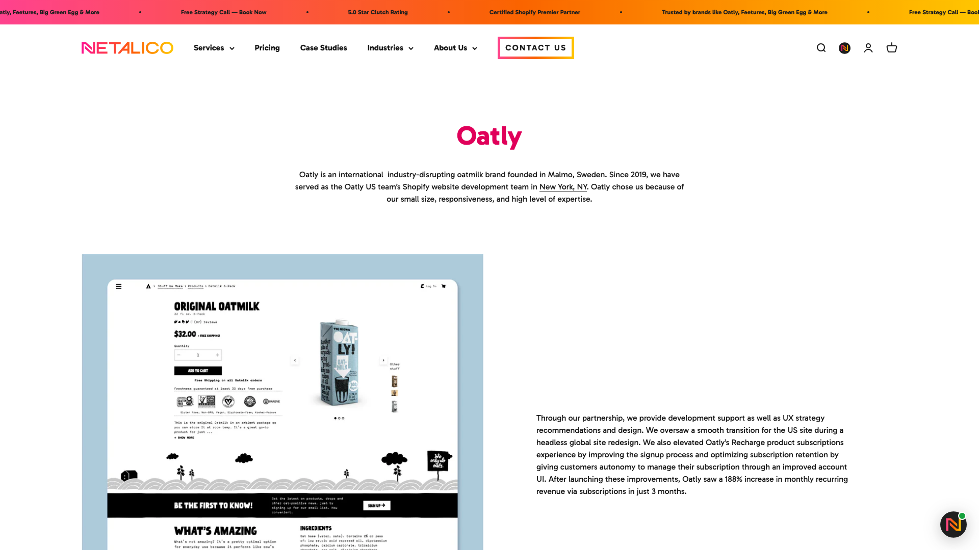 Oatly screenshot