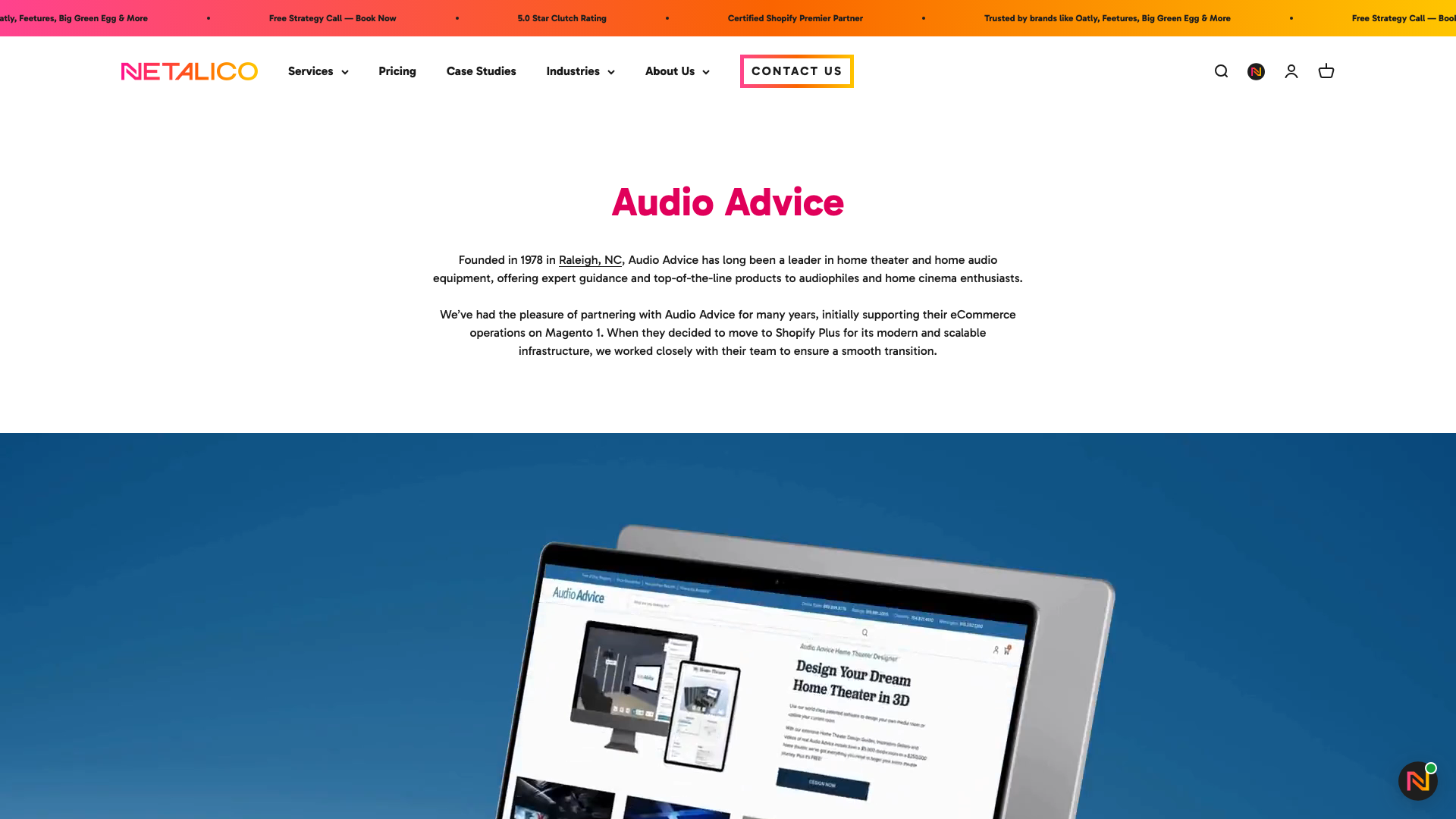 Audio Advice screenshot