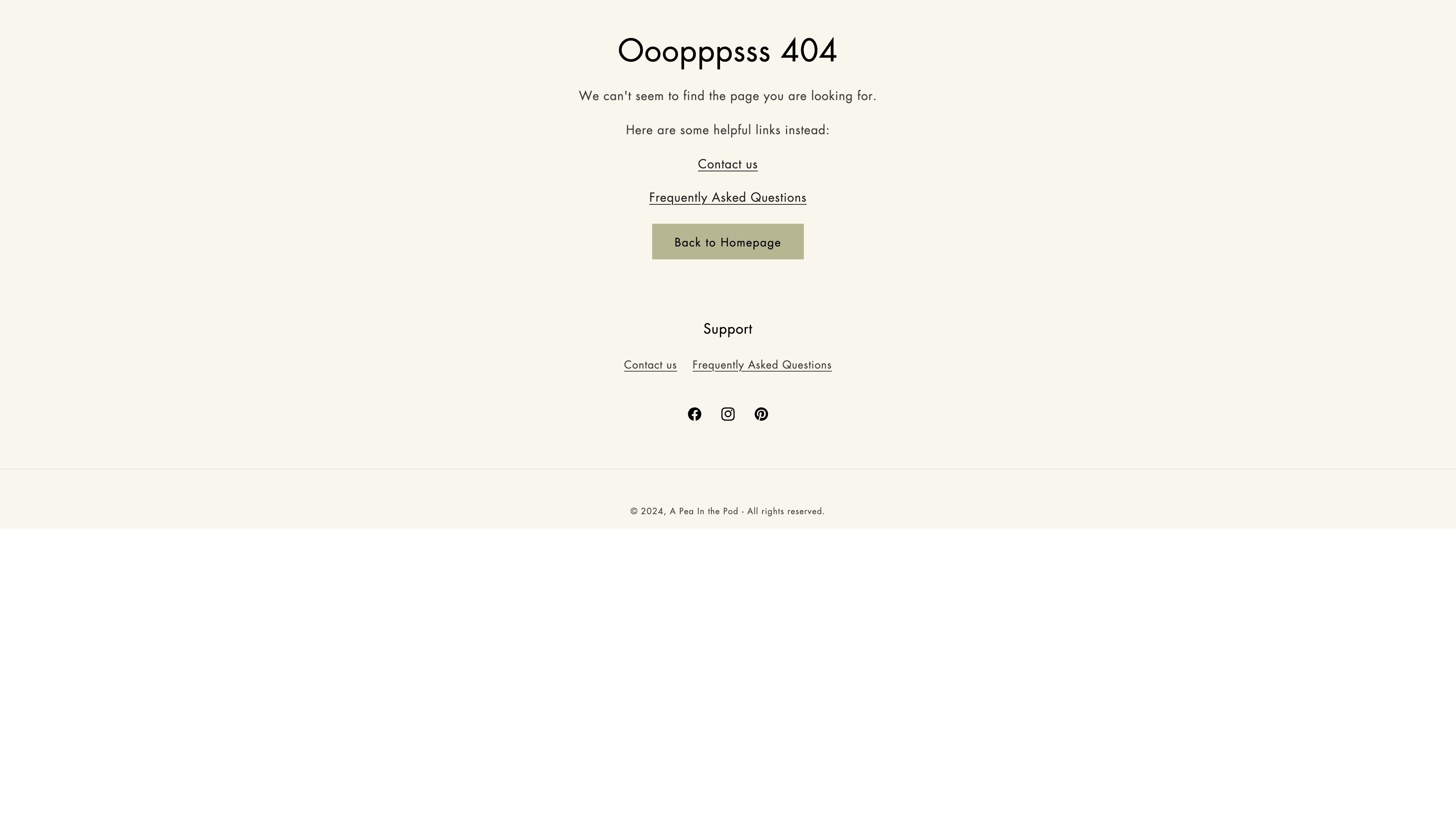 A Pea in the Pod screenshot