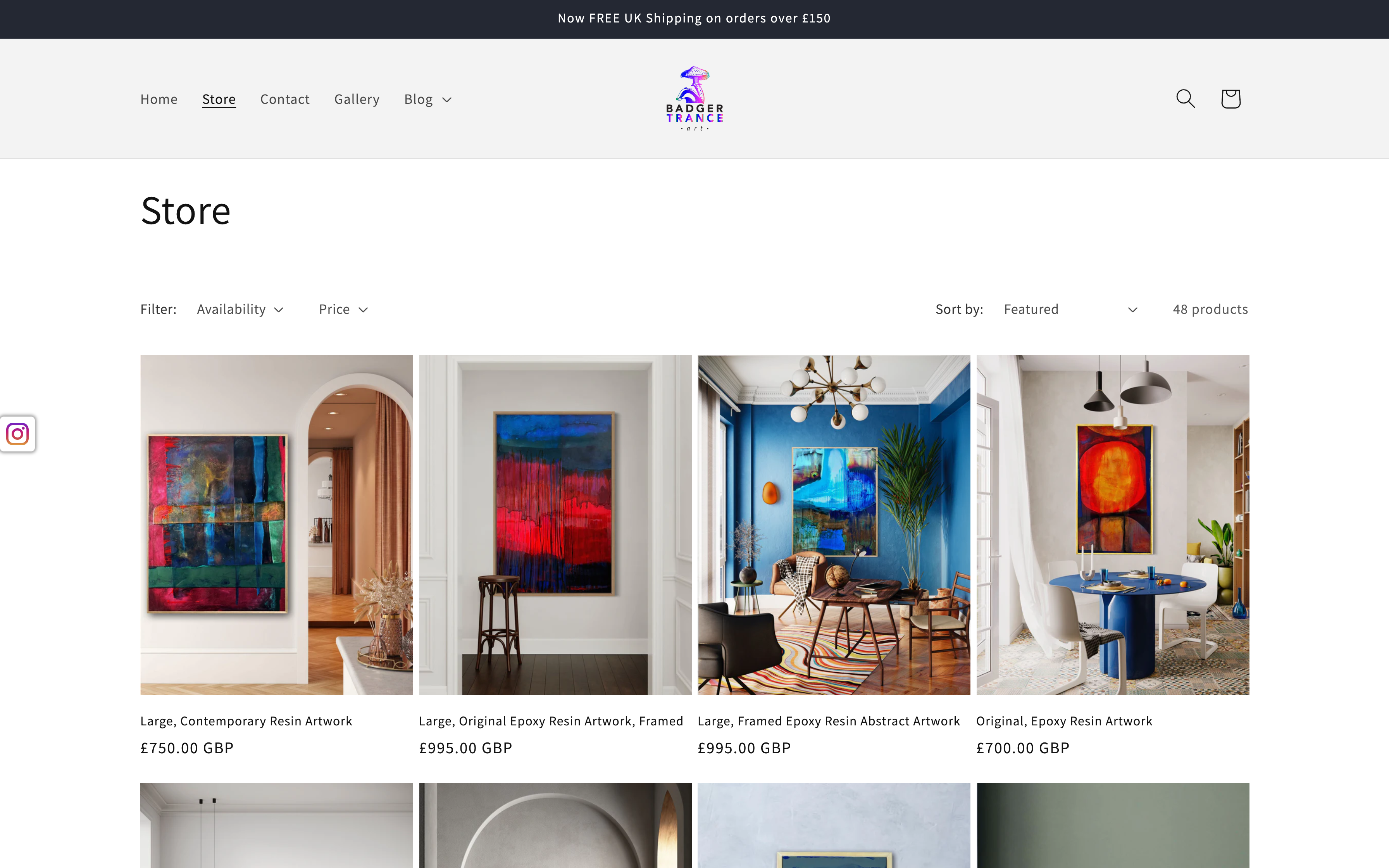 UK Based Store screenshot