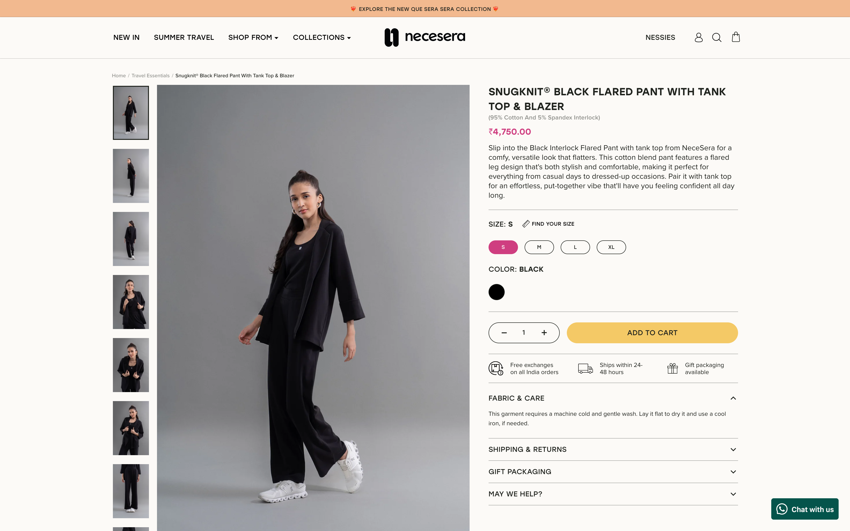 Necesera Shopify Website Development screenshot 3