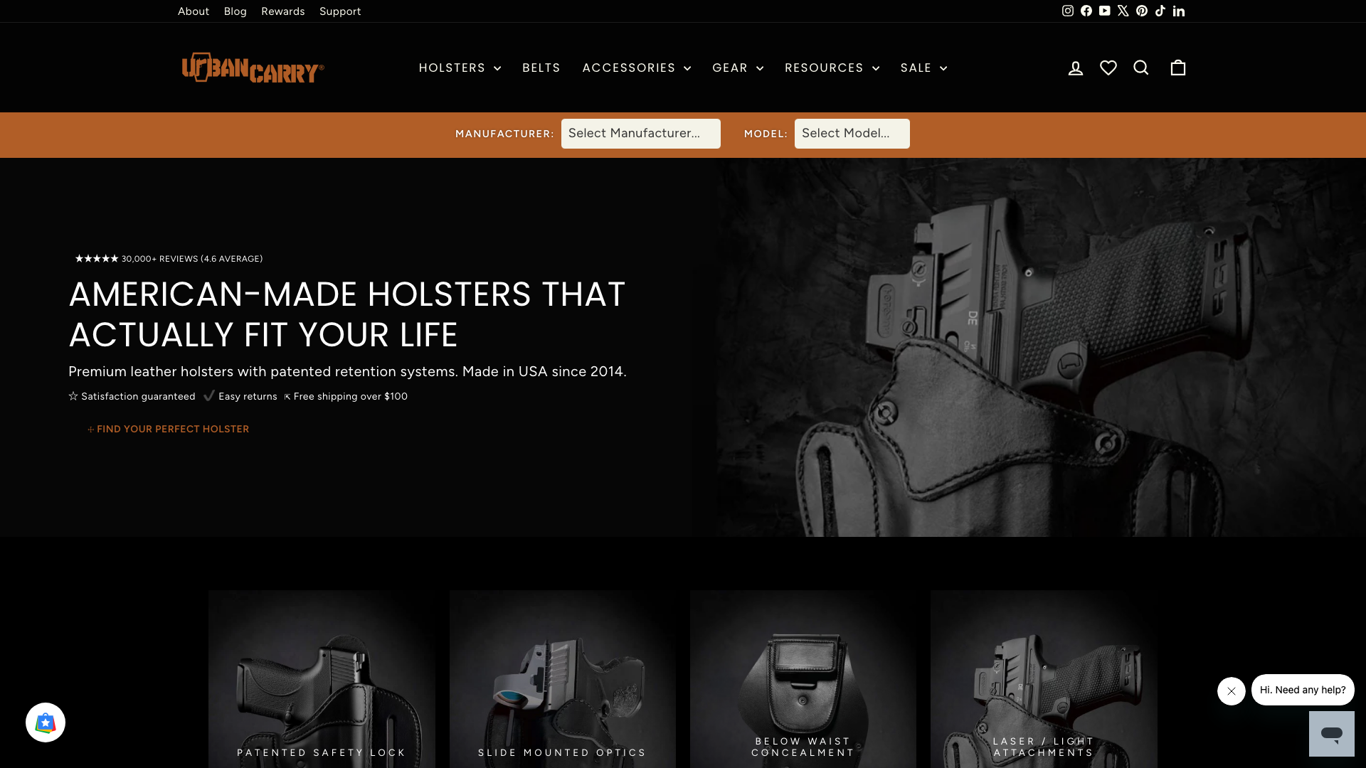 Urban Carry Holsters