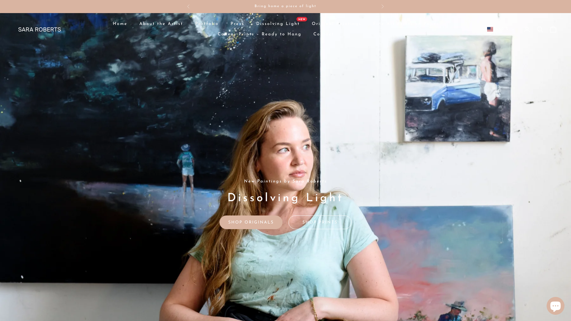 Sara Roberts – Painter of Dreamscapes and Shifting Realities