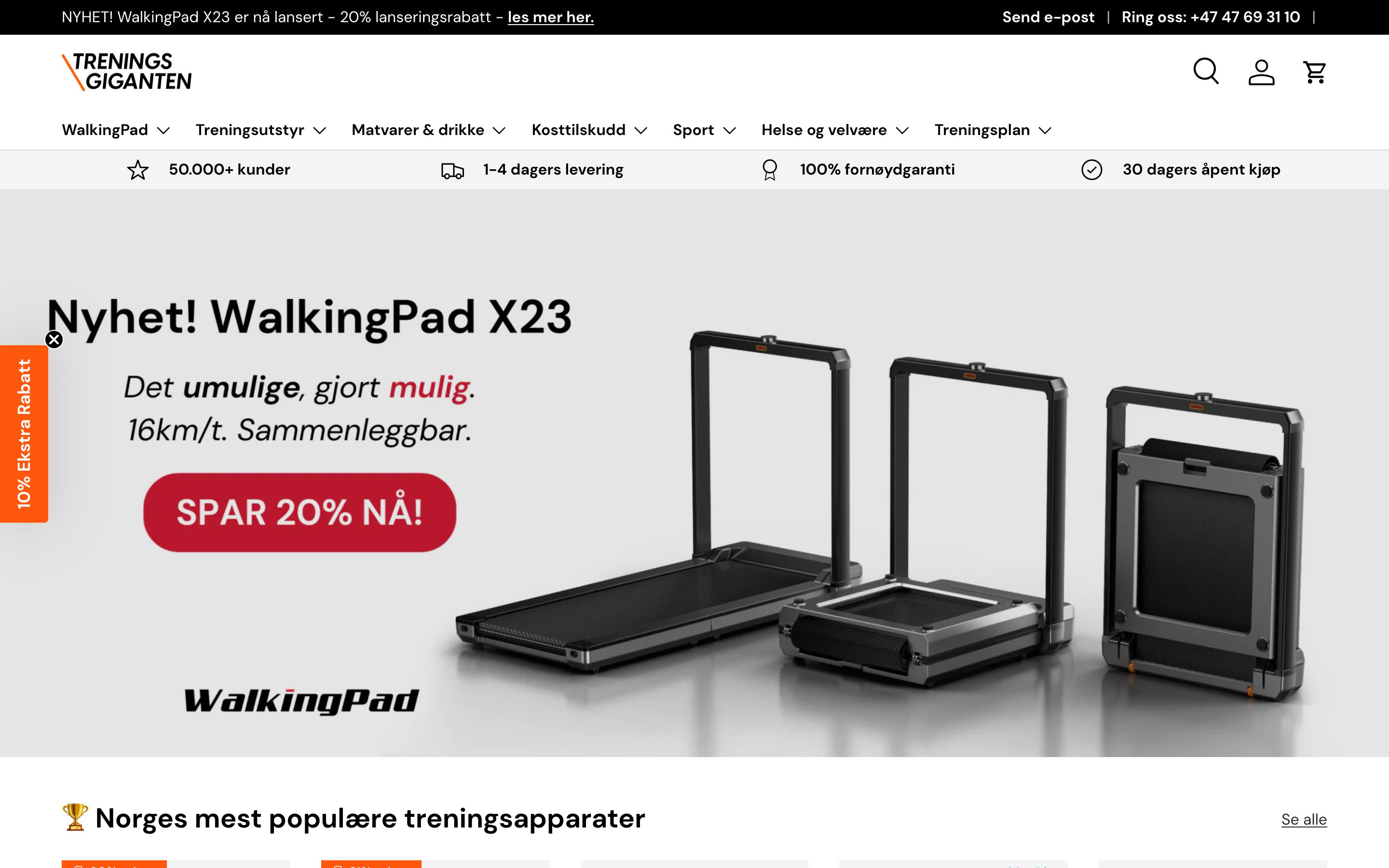 Custom Theme Implementation for Treningsgiganten.no