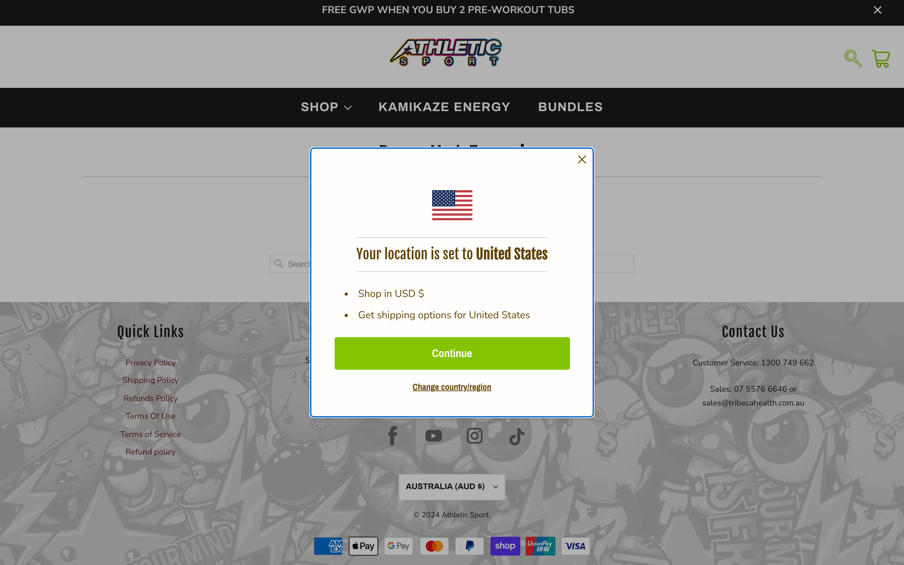 Athletic Sport - Kamikaze - Excellence through bespoke web development screenshot 3