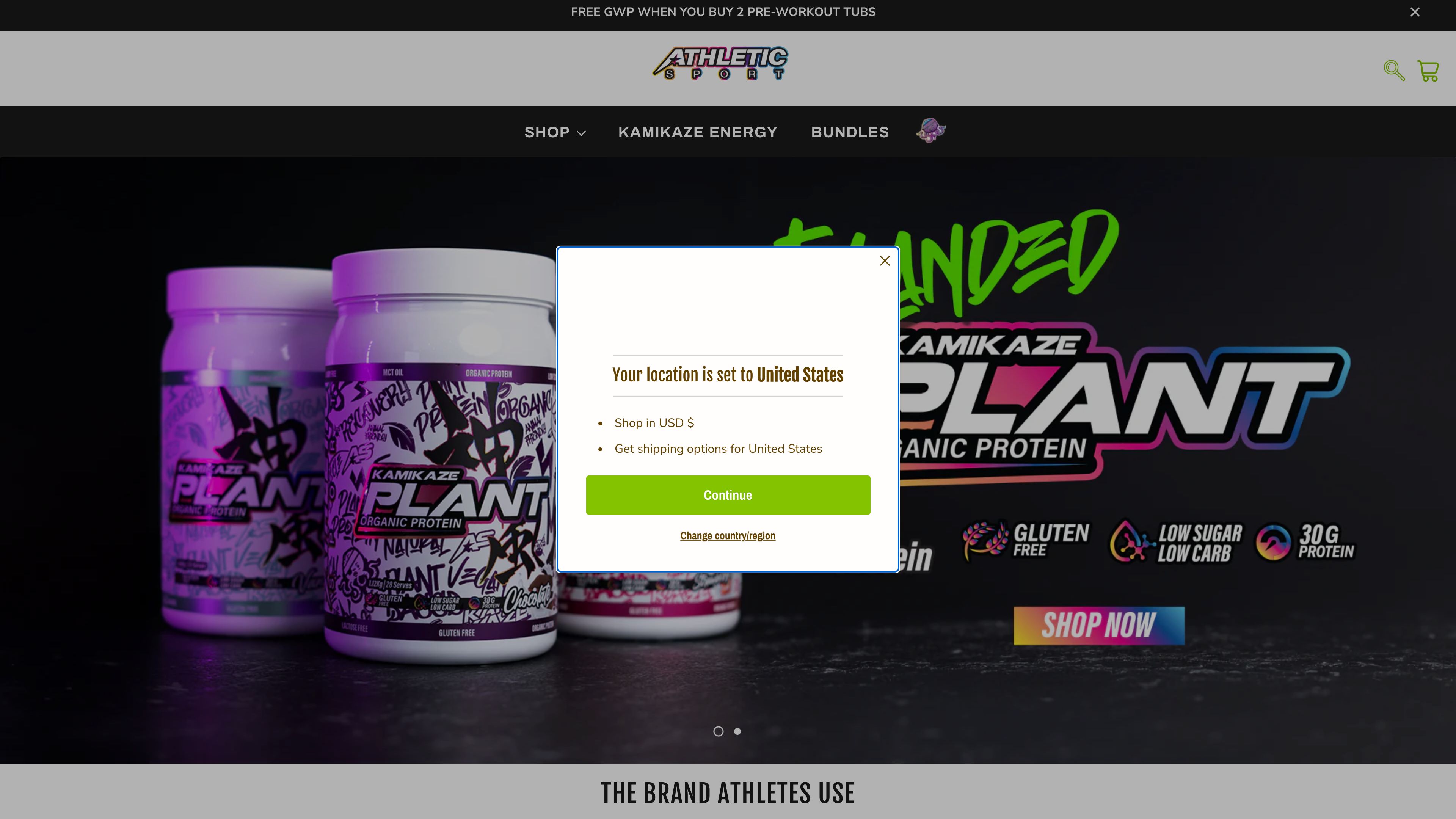 Athletic Sport - Kamikaze - Excellence through bespoke web development screenshot 6