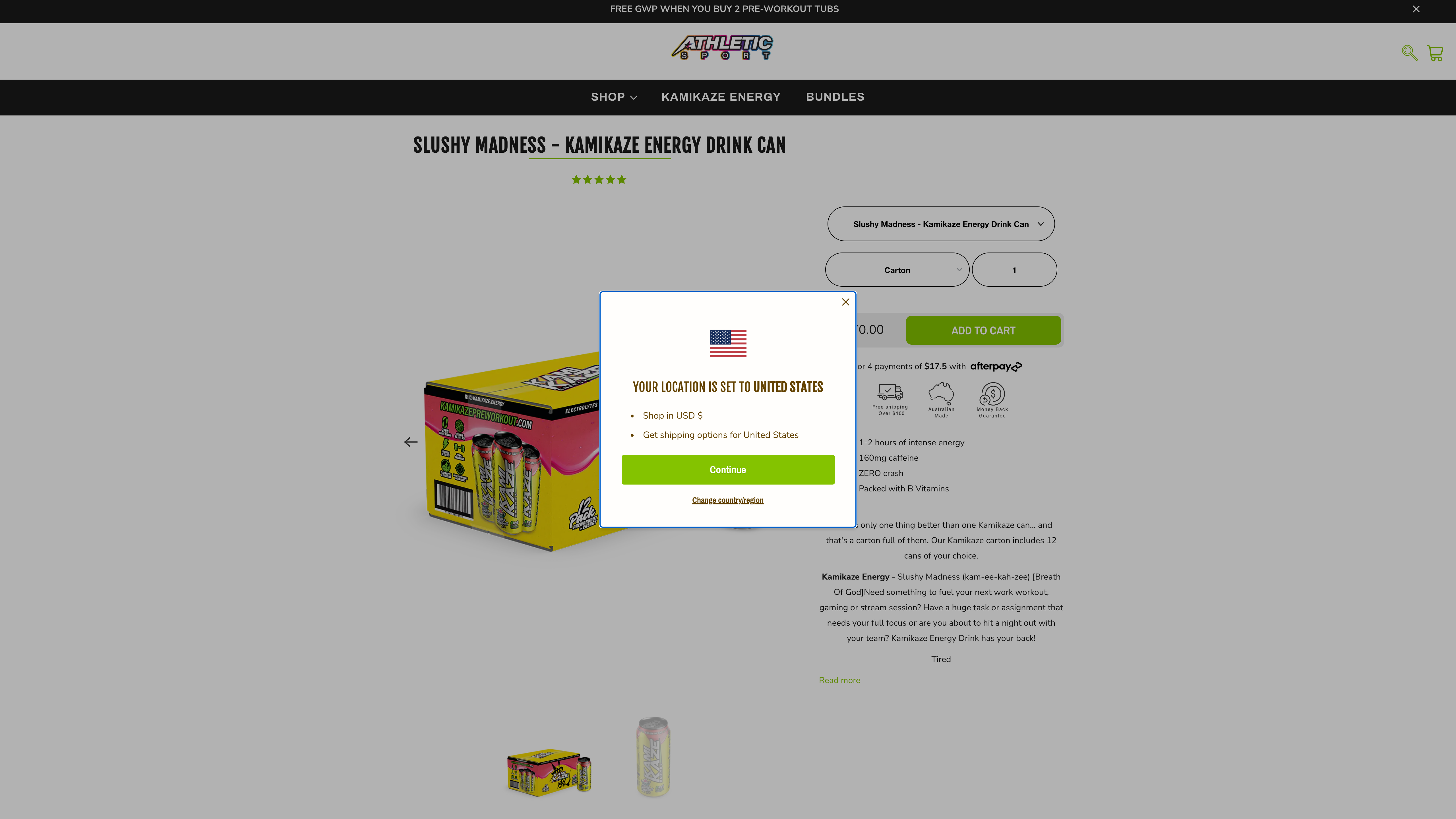 Athletic Sport - Kamikaze - Excellence through bespoke web development screenshot 5