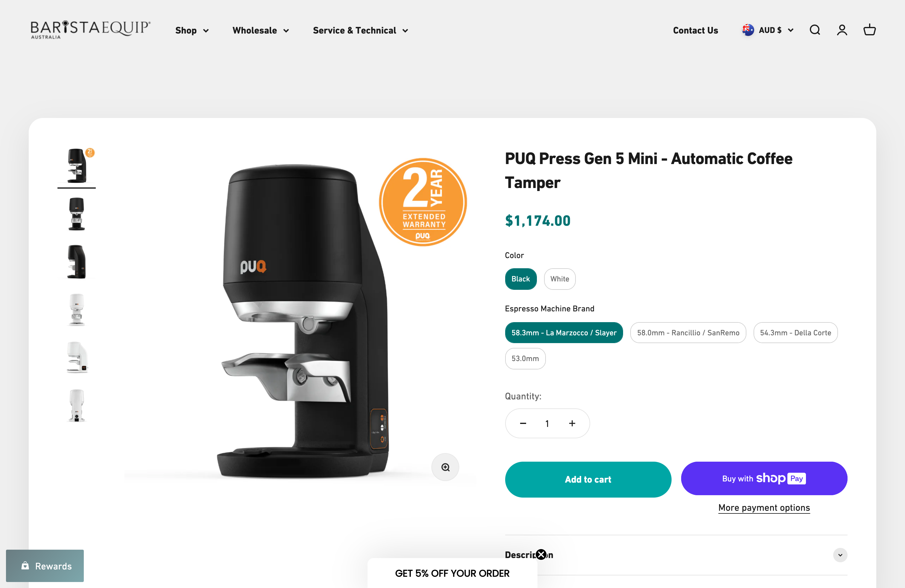 Barista Equip Australia screenshot 5