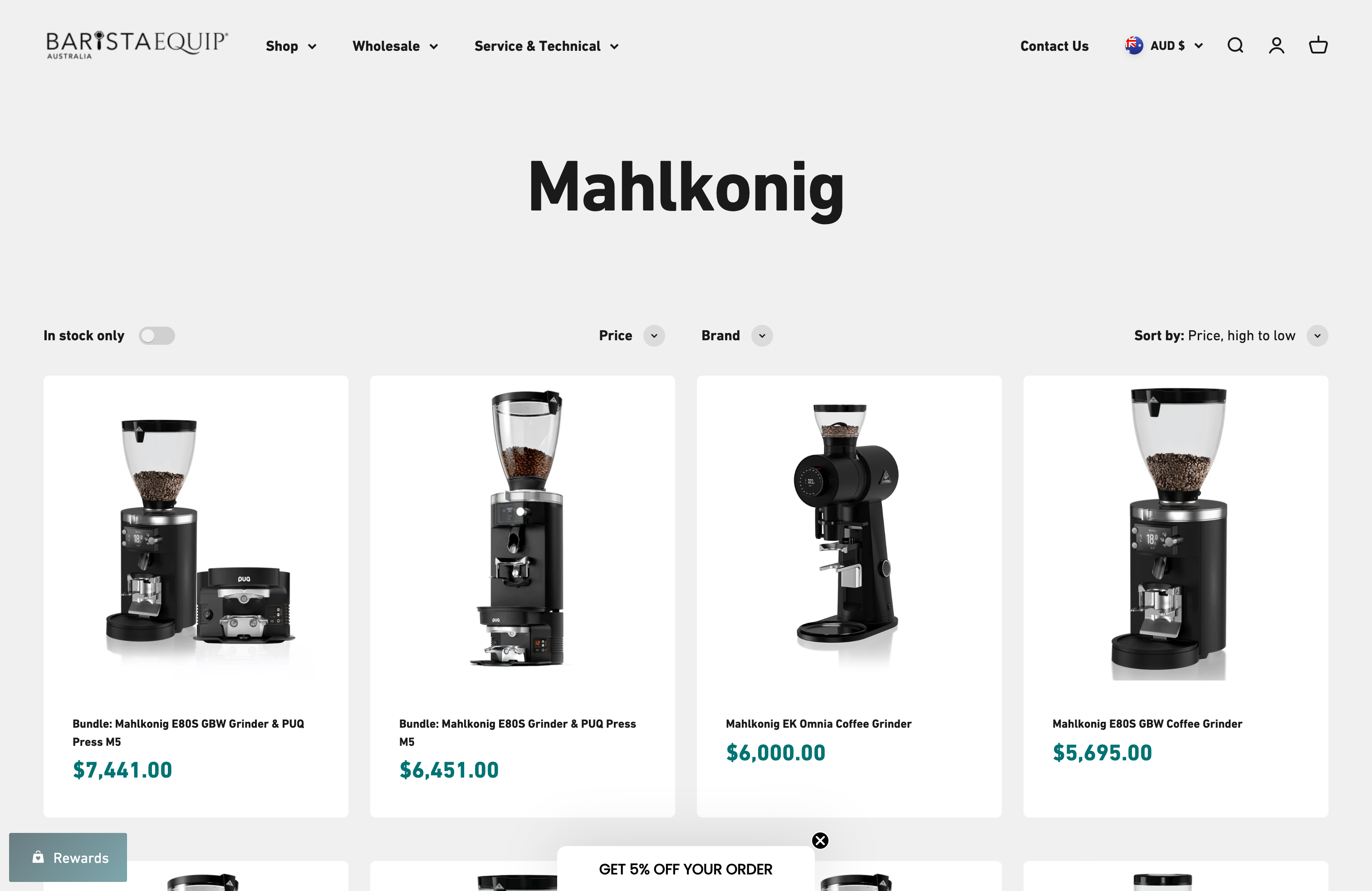 Barista Equip Australia screenshot 2