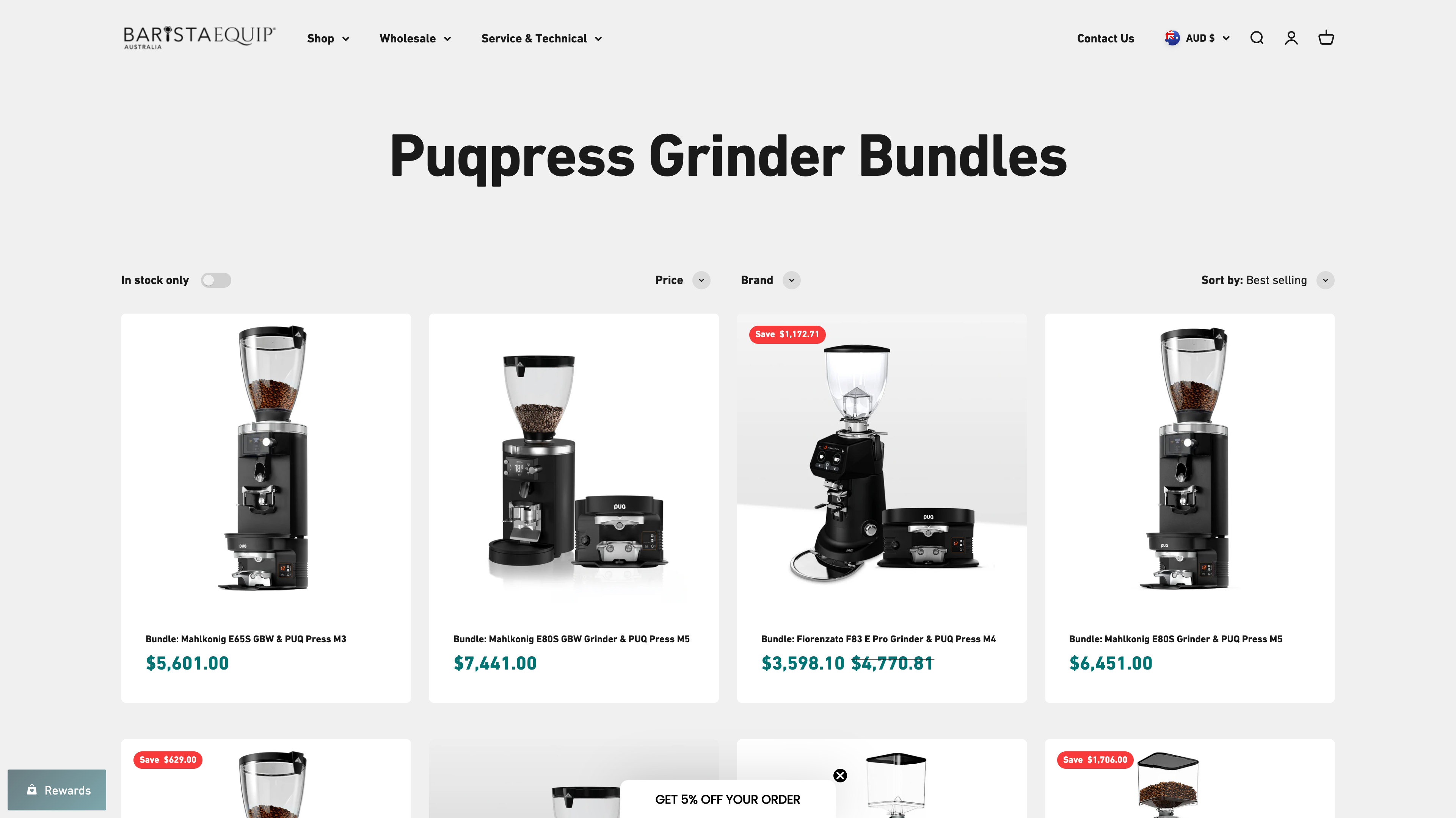 Barista Equip Australia screenshot