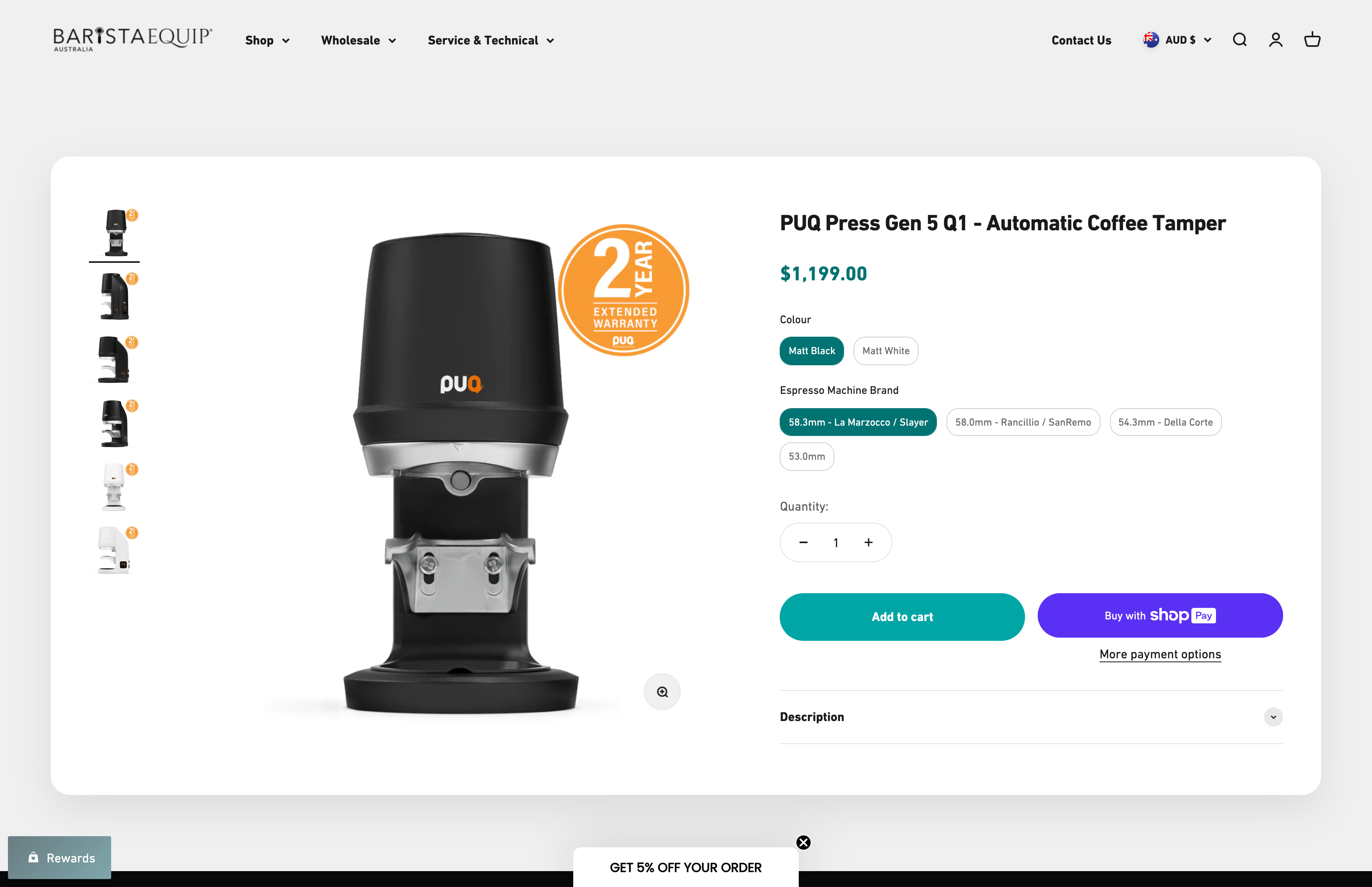 Barista Equip Australia screenshot 4