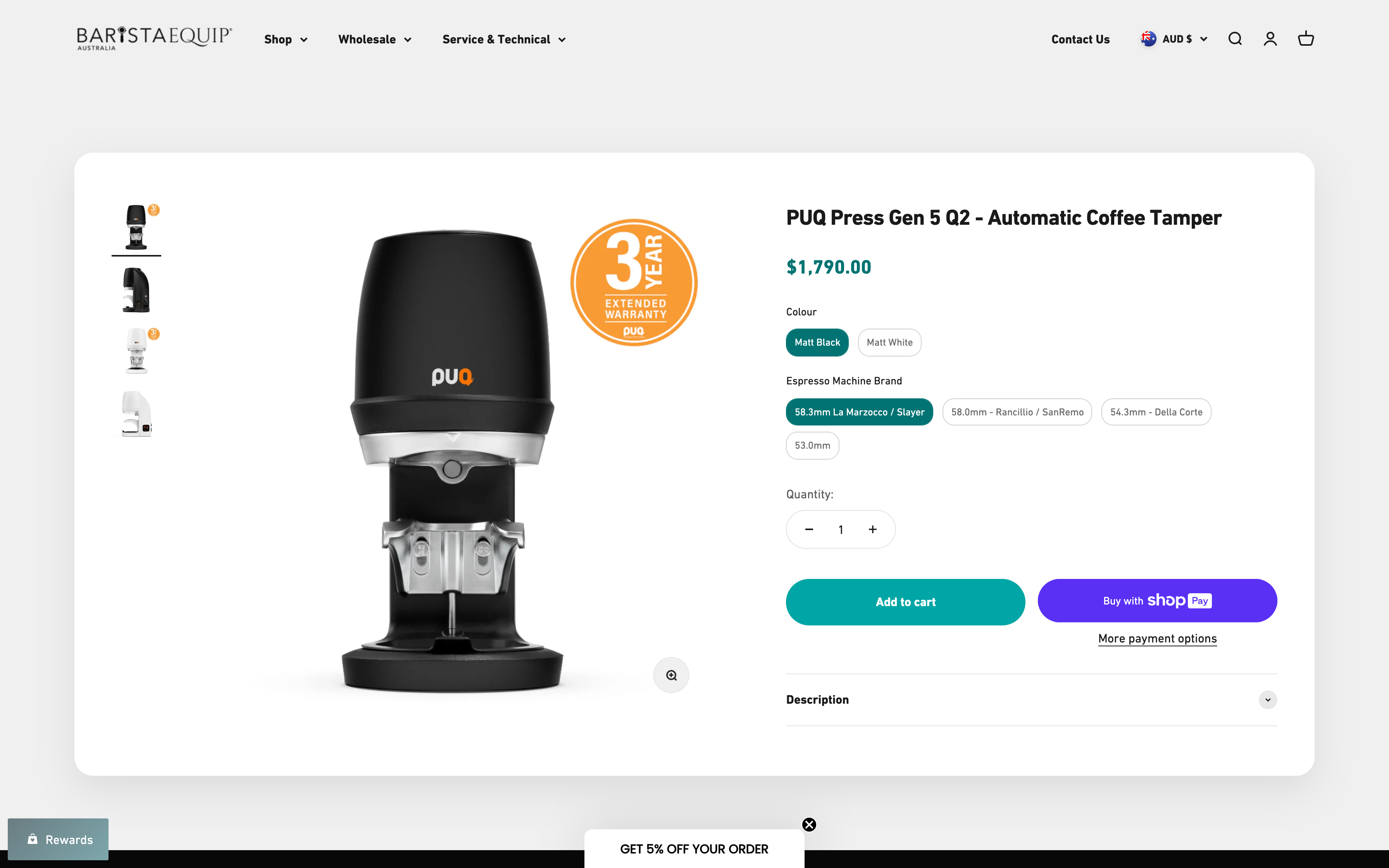 Barista Equip Australia screenshot 6
