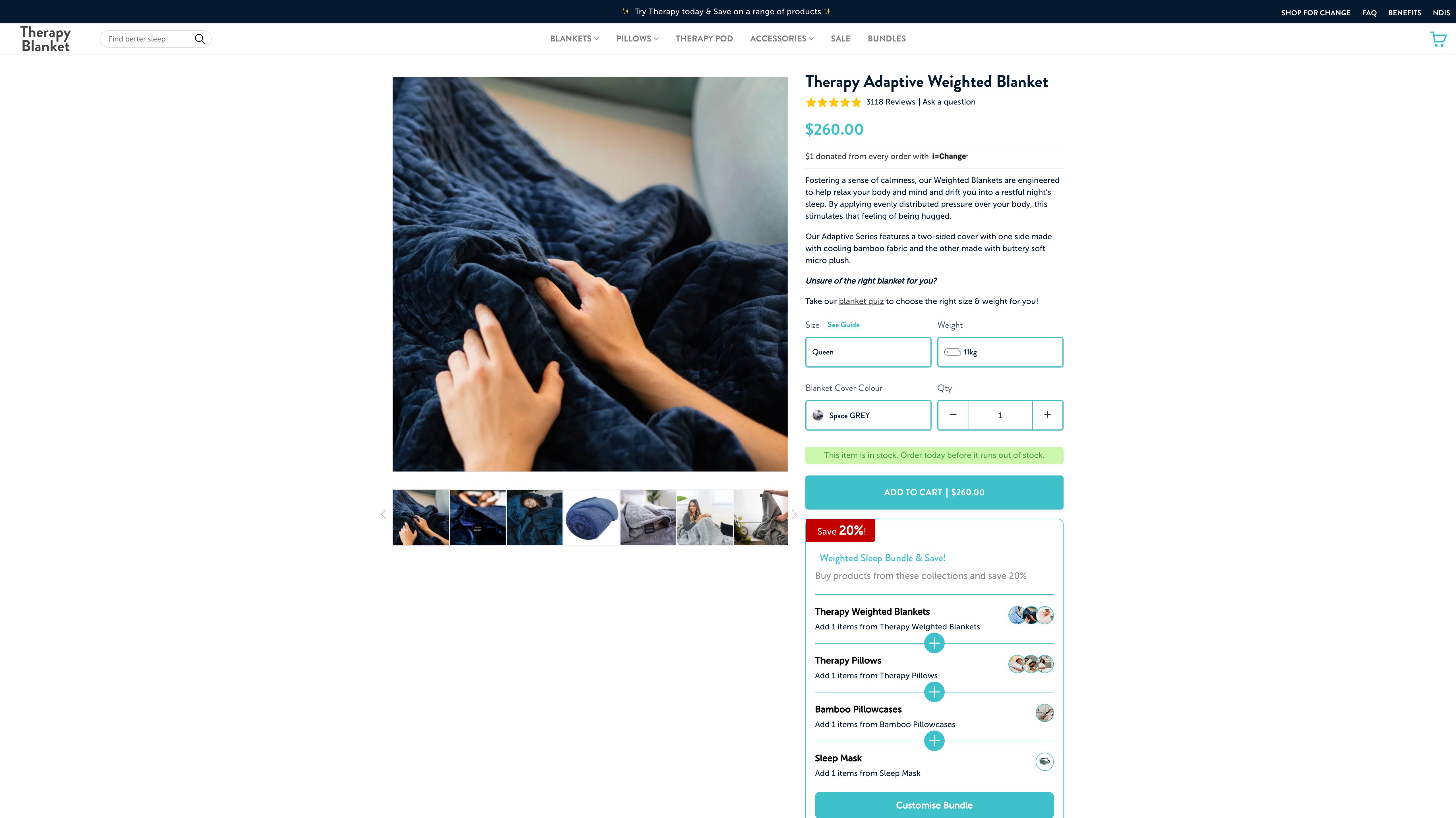 Therapyblanket screenshot 6